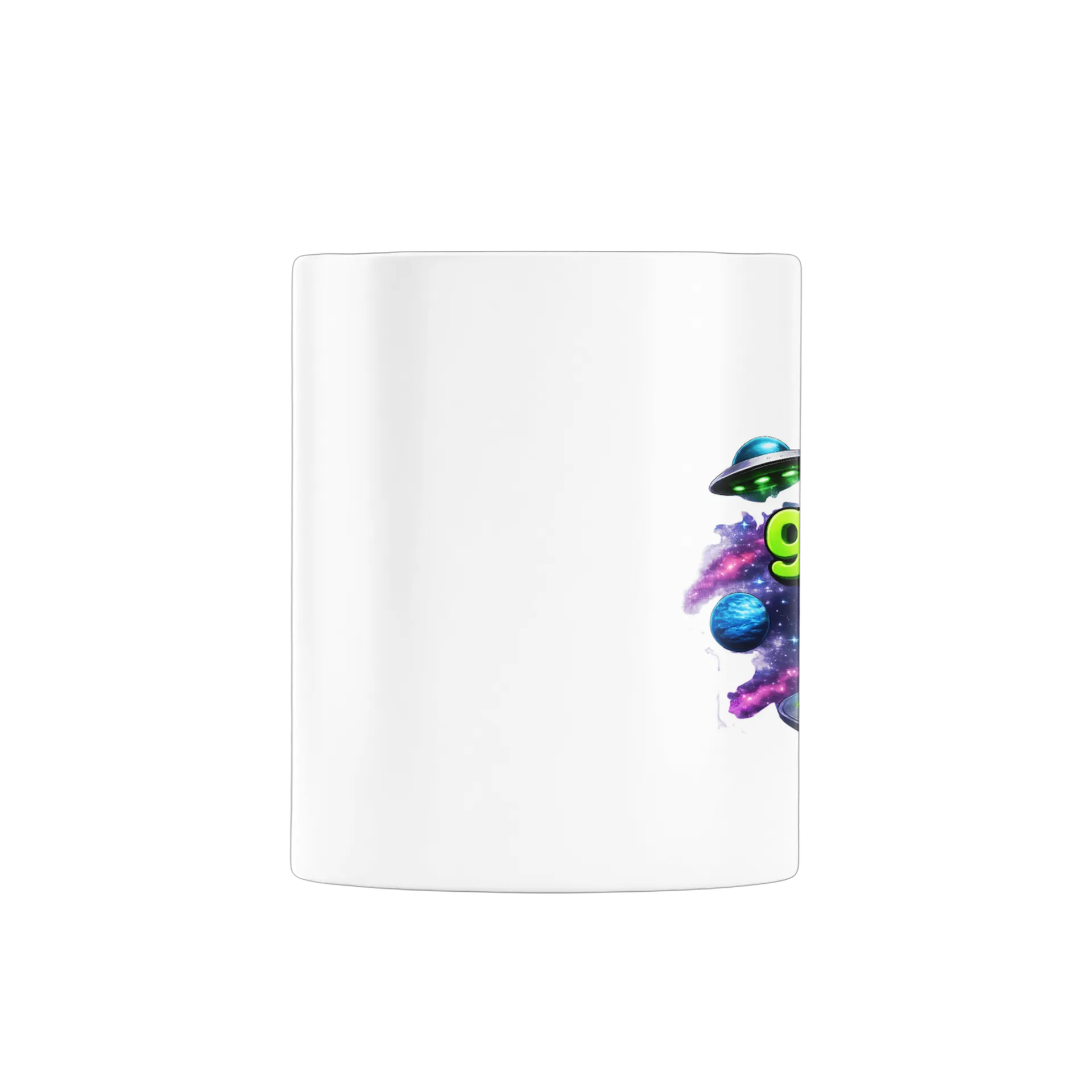 Caneca Fala Galácticos - Branco - Canhoto de Construindo Novo Humano — imagem 2 de 4