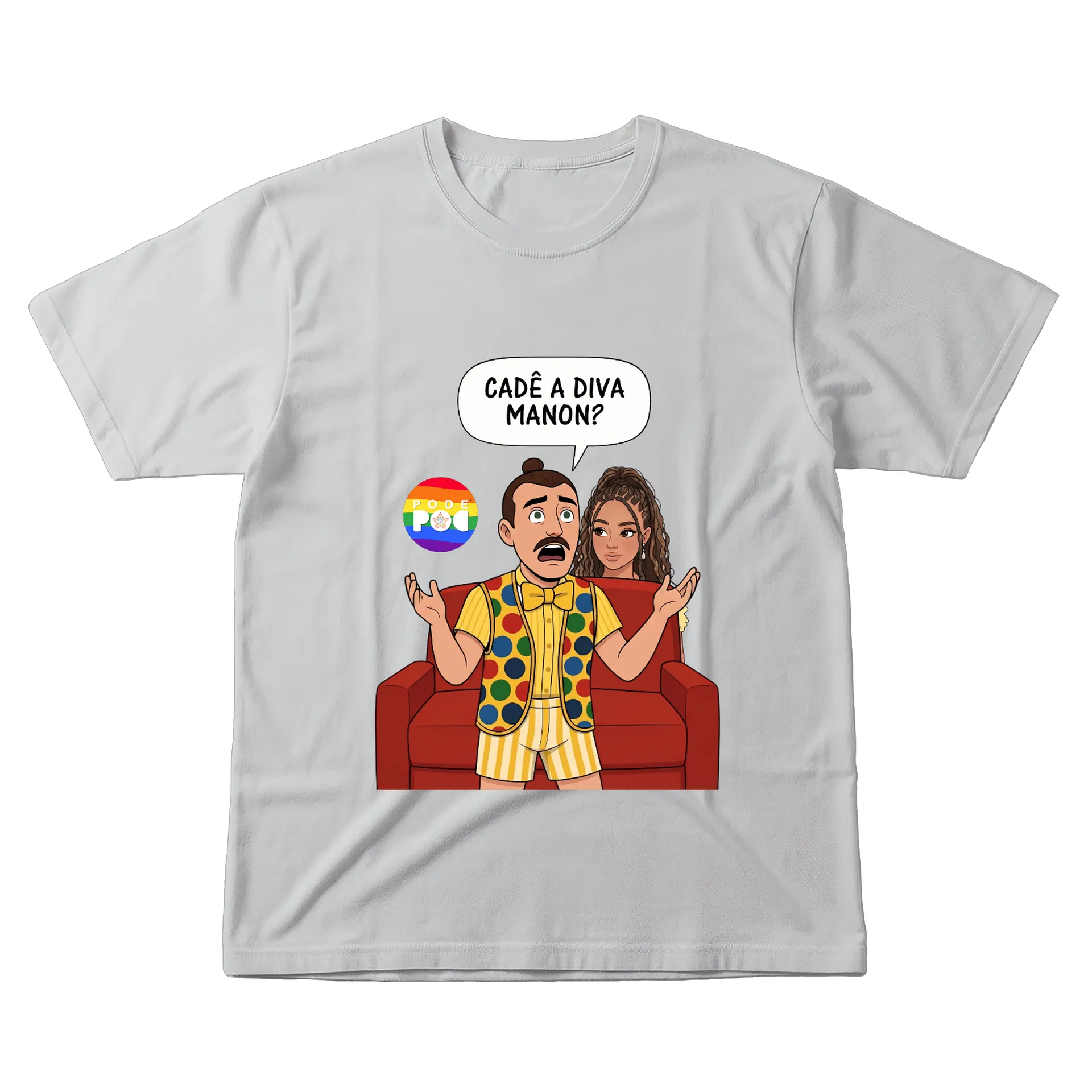 Camiseta personalizada Cadê a Manon Katseye - Imagem 1