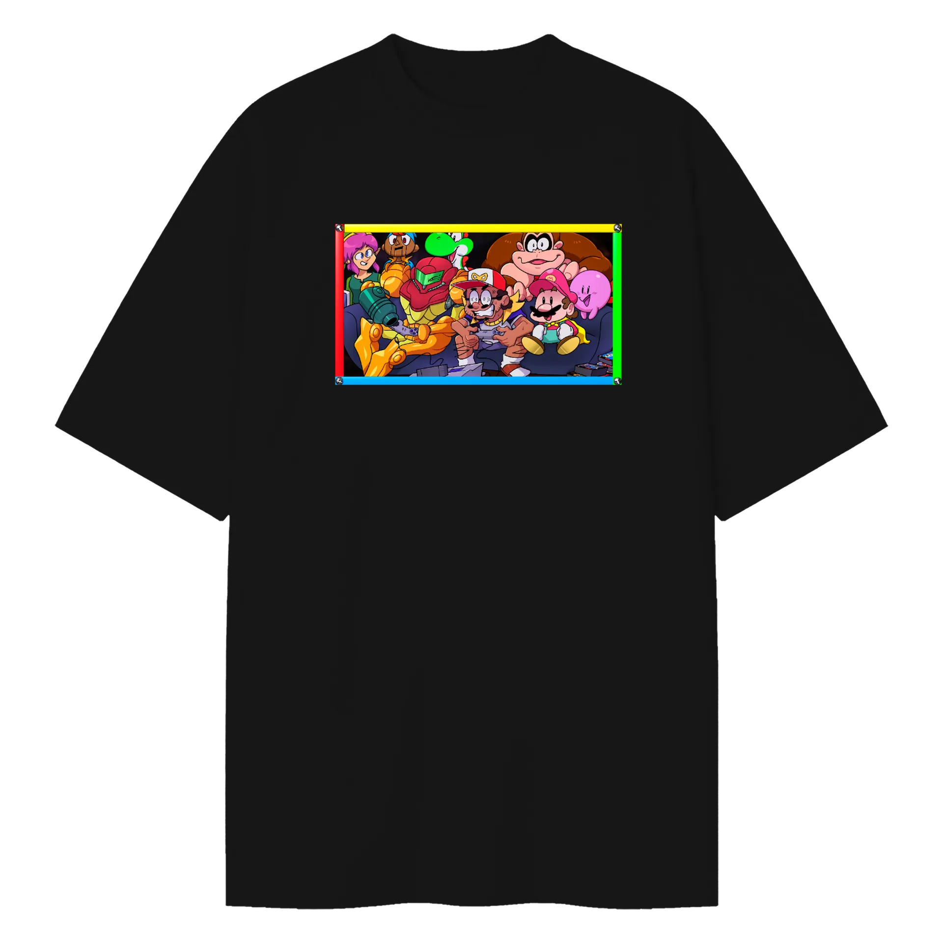 Camiseta Jogando SNES - Imagem 1