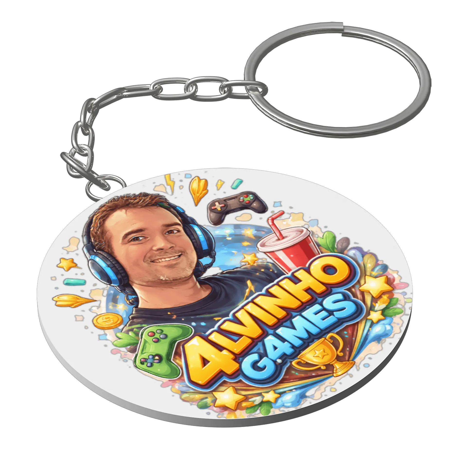 Chaveiro alvinho games - Imagem 1