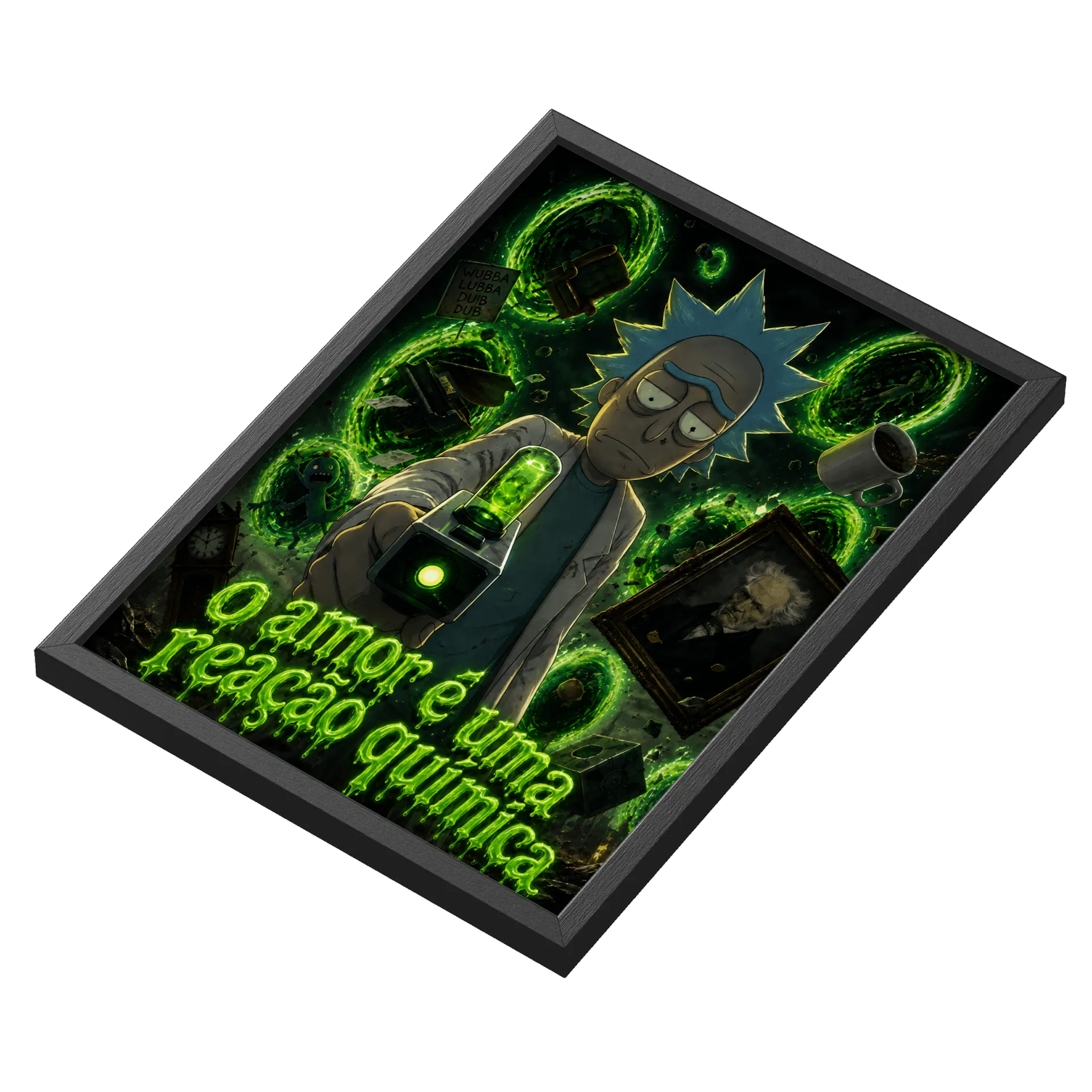 Quadro Rick e shopenwaher - pessimistas (Vidro) - Imagem 3