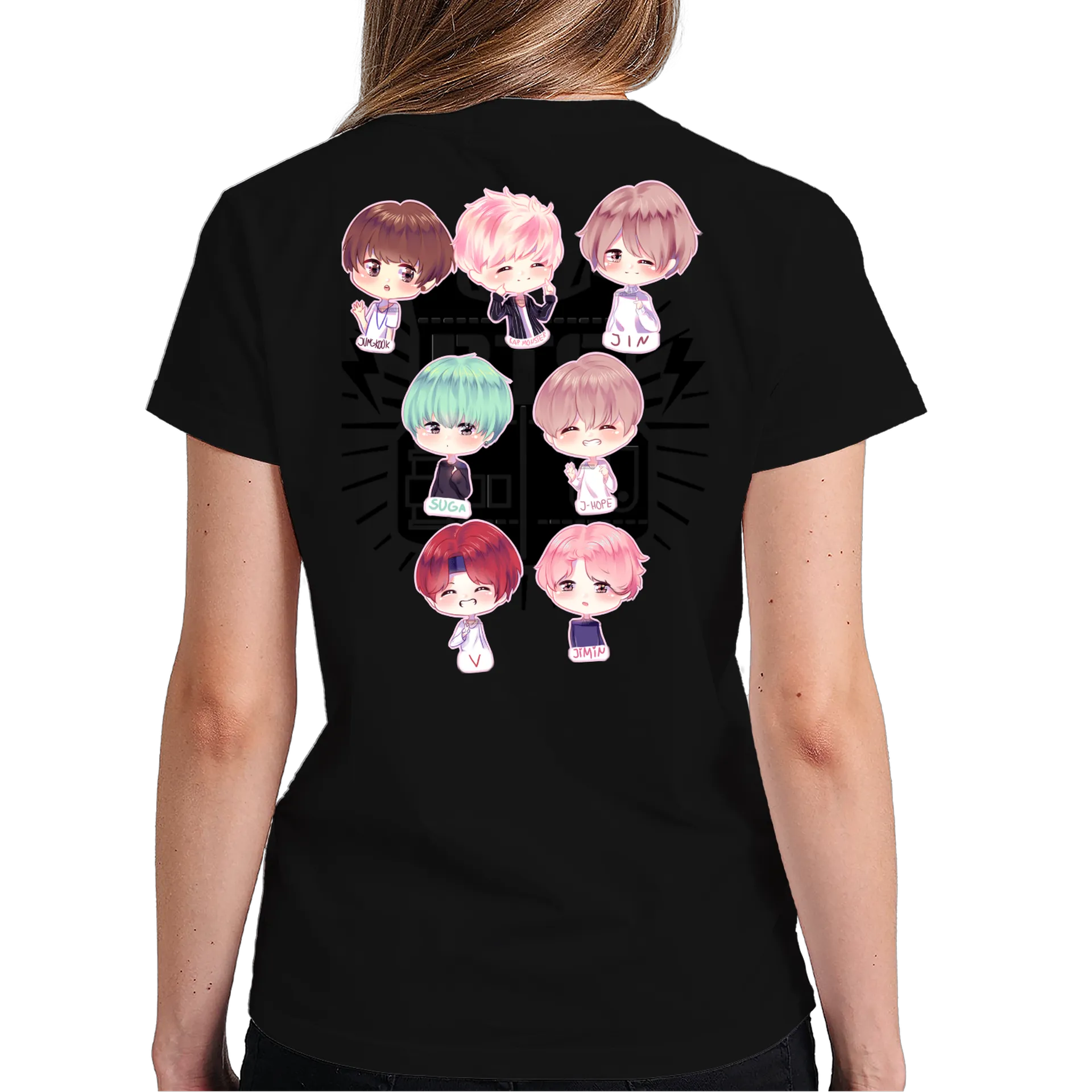 Camiseta Estampa Personagens Anime 100% Algodão - Imagem 6