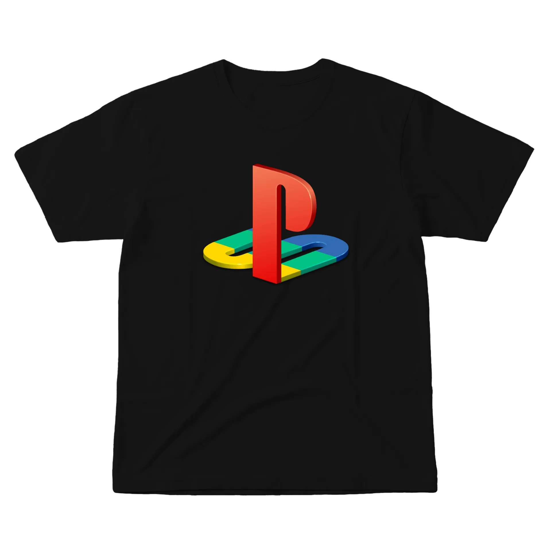 Camiseta Logotipo PlayStation Estilo Retrô 100% Algodão de NEXUS STORE — imagem 1 de 6