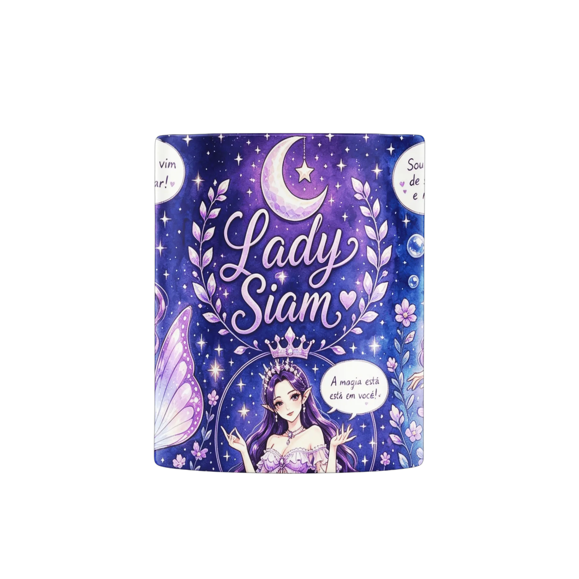 Caneca Porcelana Lady Siam Estampa A3 325ml de Lady Siam — imagem 2 de 4