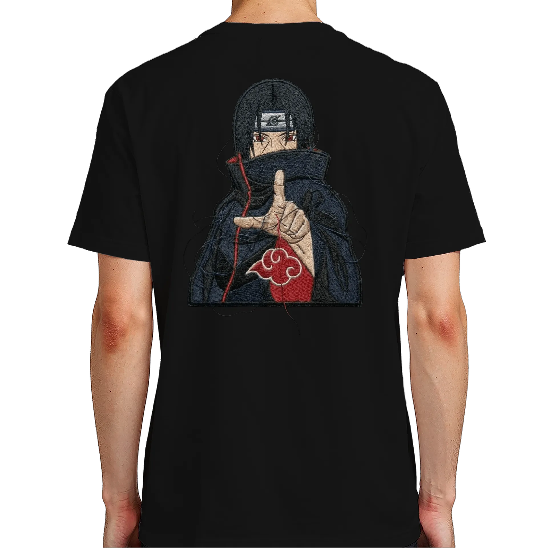 Camiseta Itachi Uchiha Akatsuki Anime 100% Algodão - Imagem 6