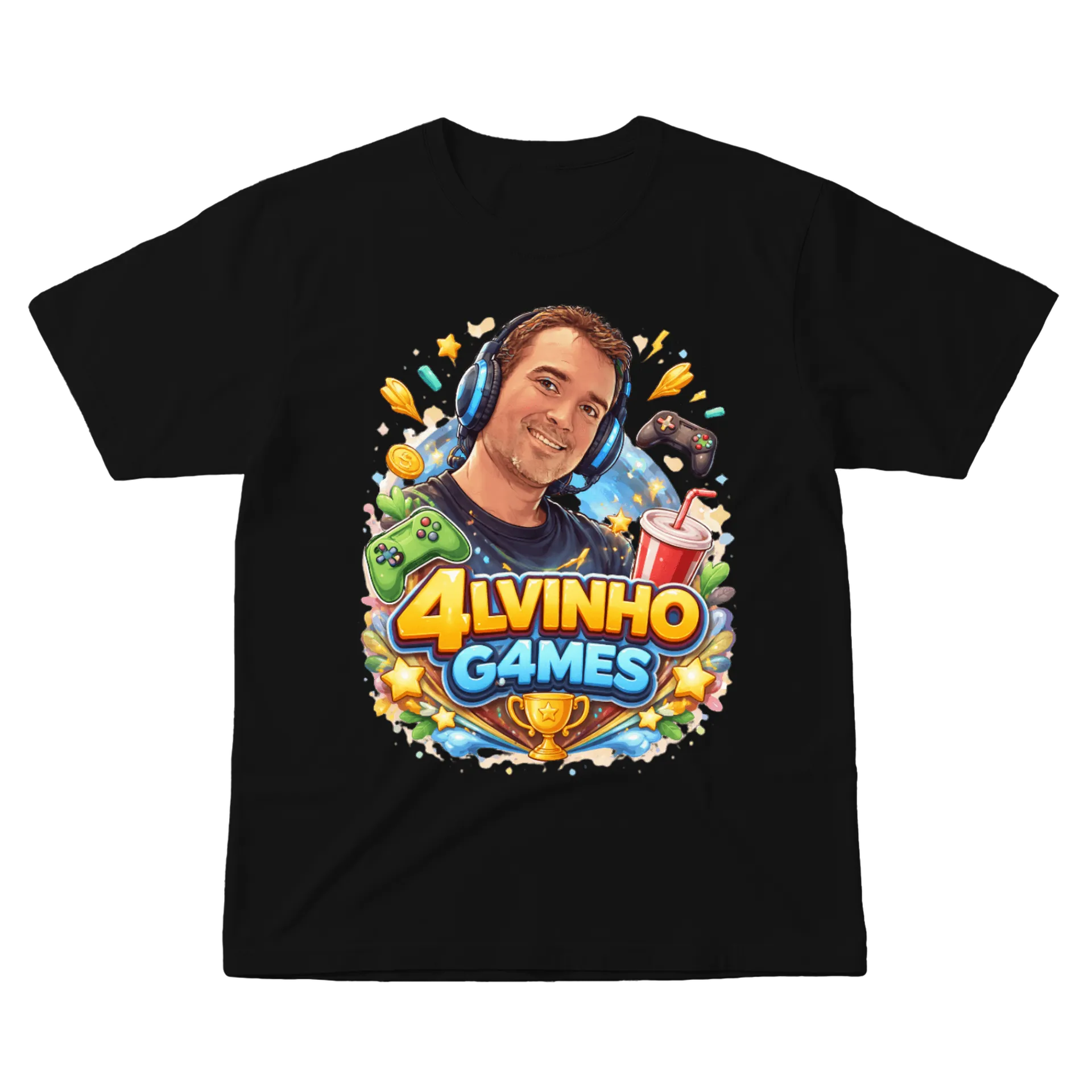 Camiseta Alvinho Games 1 - Imagem 1