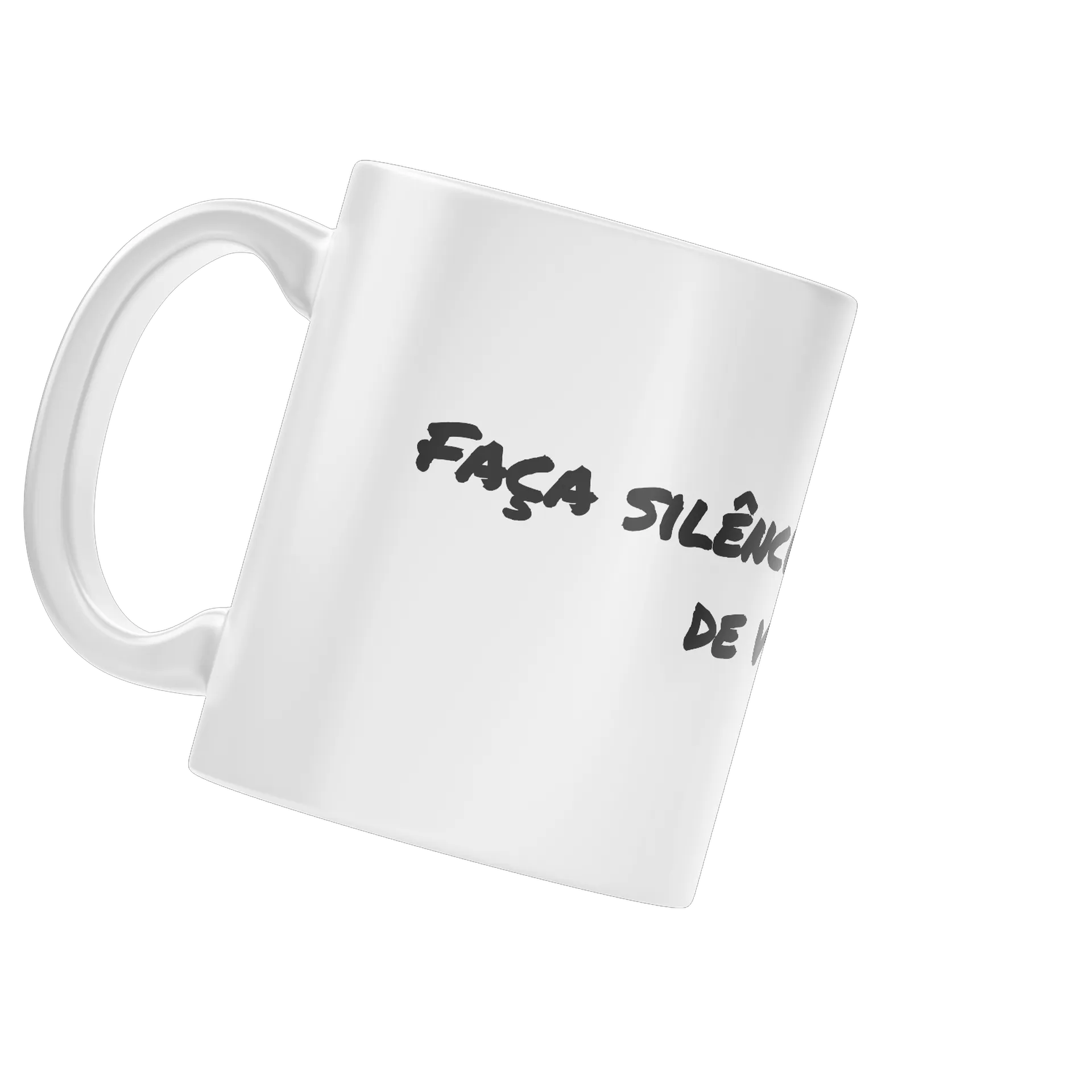 Caneca Porcelana Estampa Emoji Sorrisinho 325ml - Imagem 4