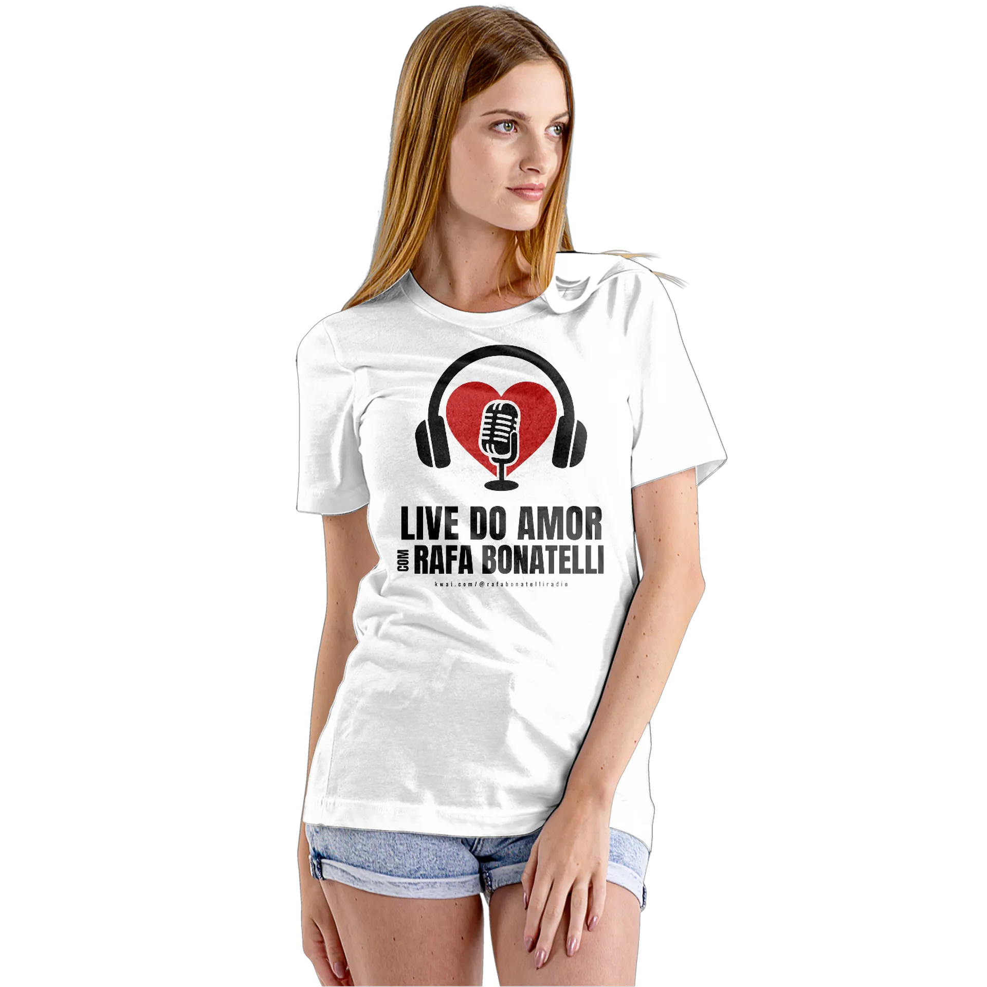 Camiseta Babylook Live do Amor 100% Algodão - Imagem 5