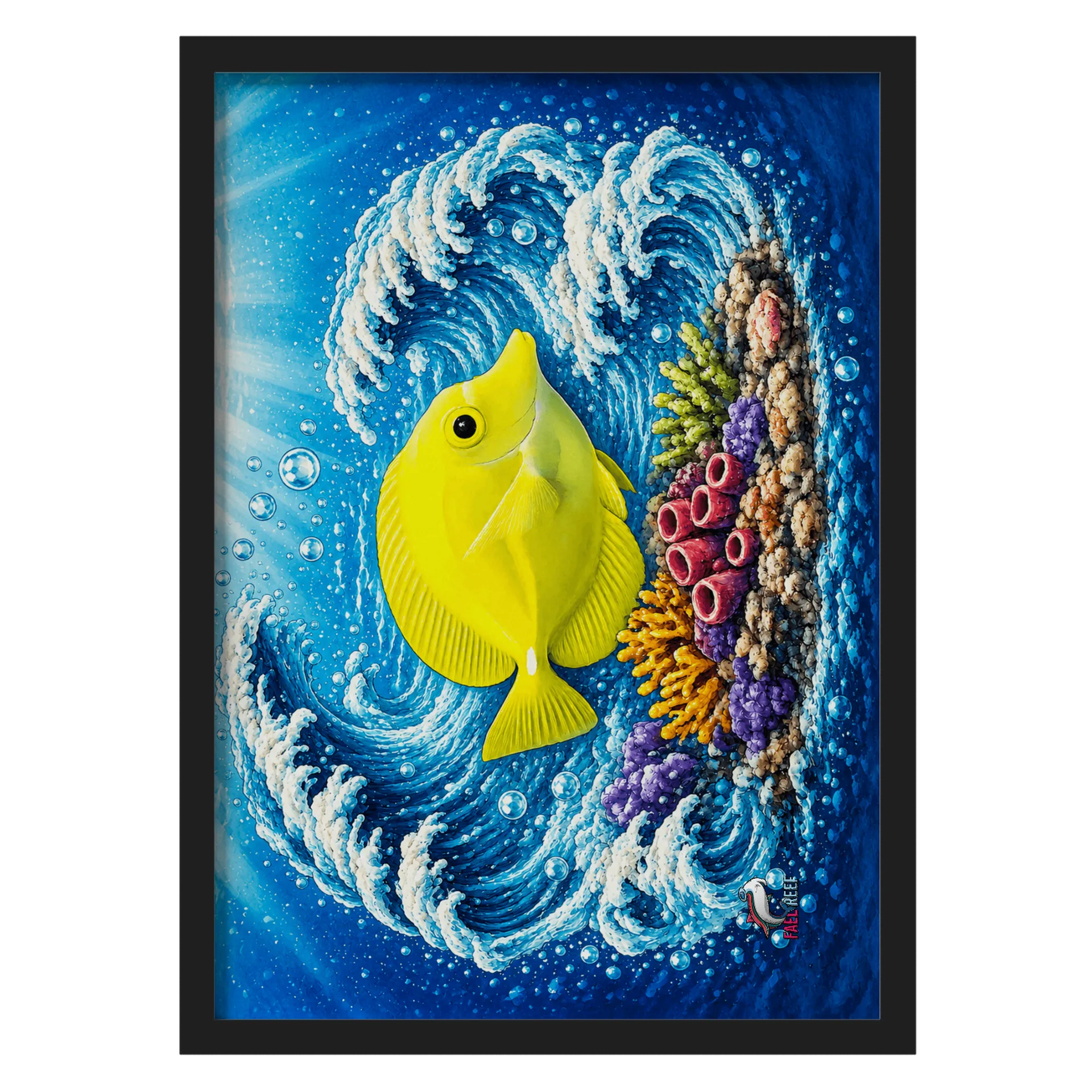 Quadro YellowTang de FaelReef