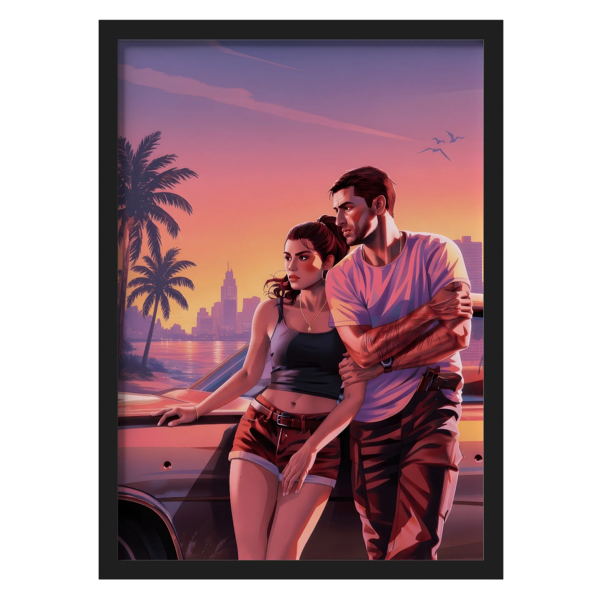 Quadro A3 personalizado Com Vidro - Imagem 1