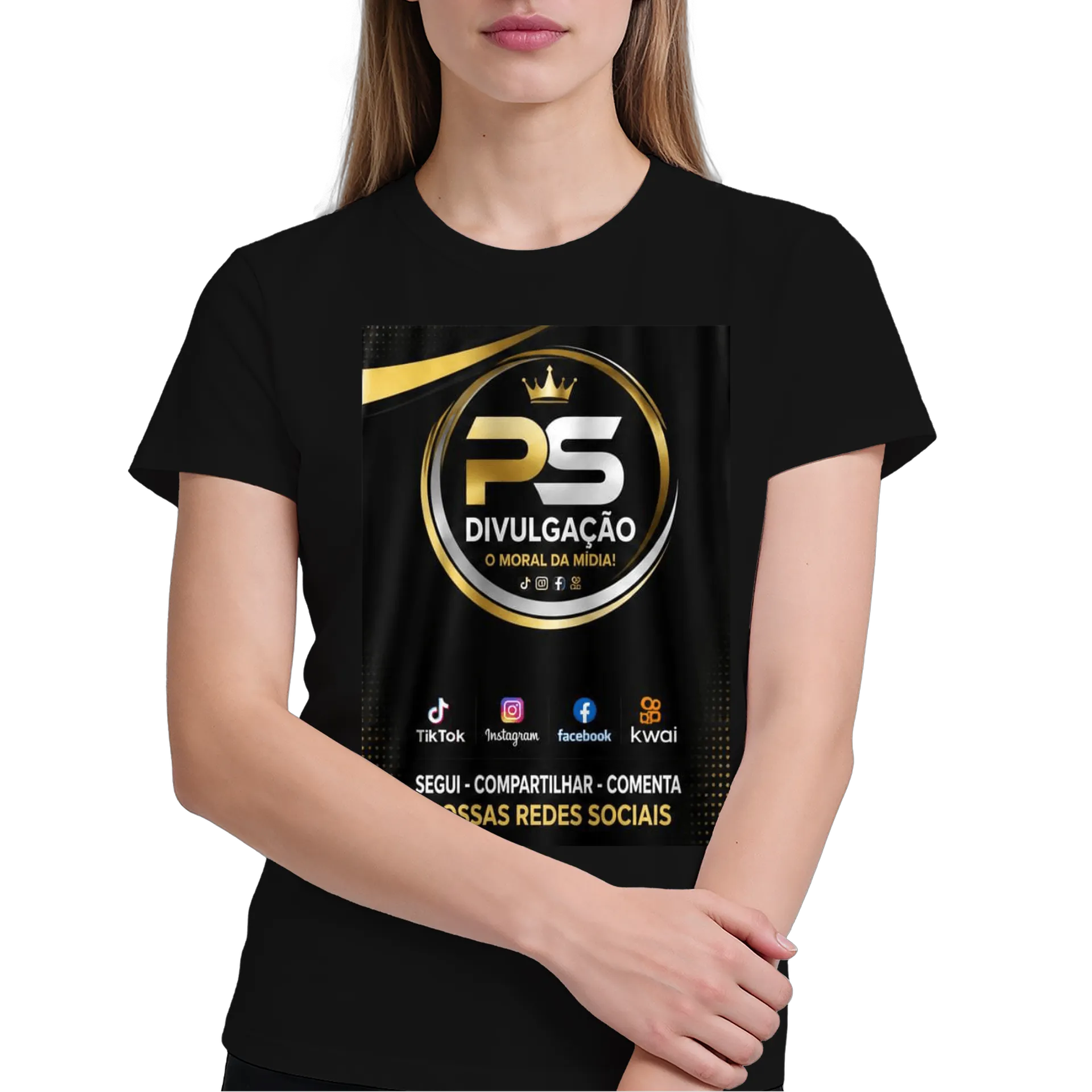 Camiseta personalizada de Ps divulgação  — imagem 3 de 6