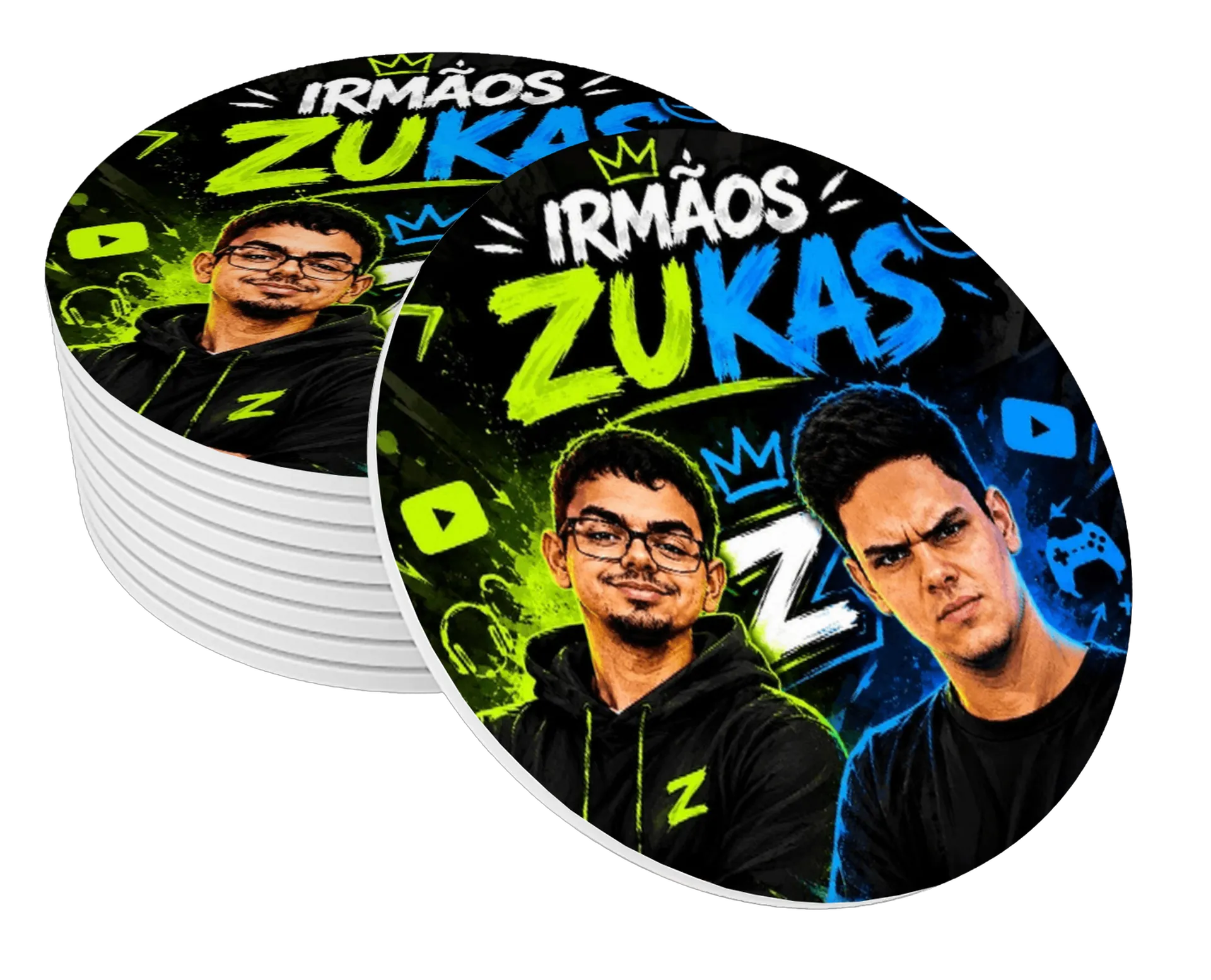 Porta-copo Zukas MDF de zuka — imagem 1 de 3