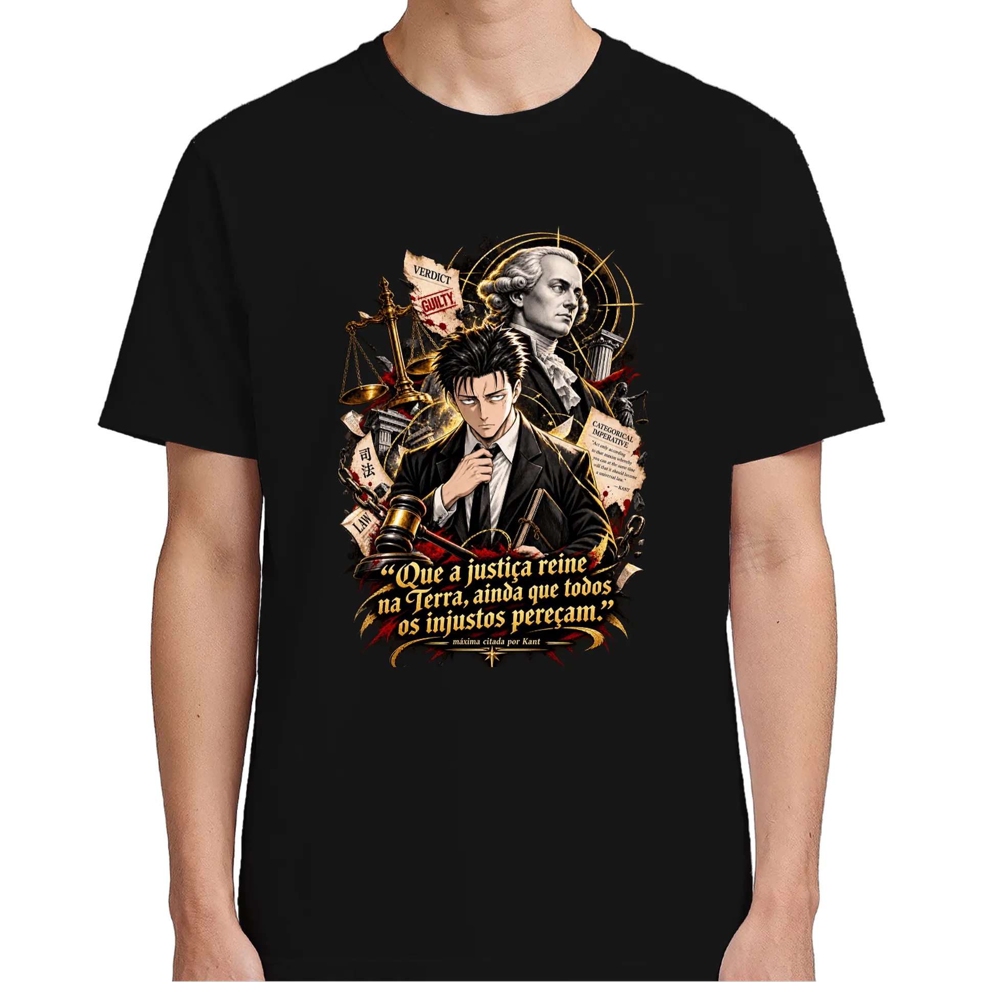 Camiseta Higuruma e Kant  de Lpandoca — imagem 4 de 6