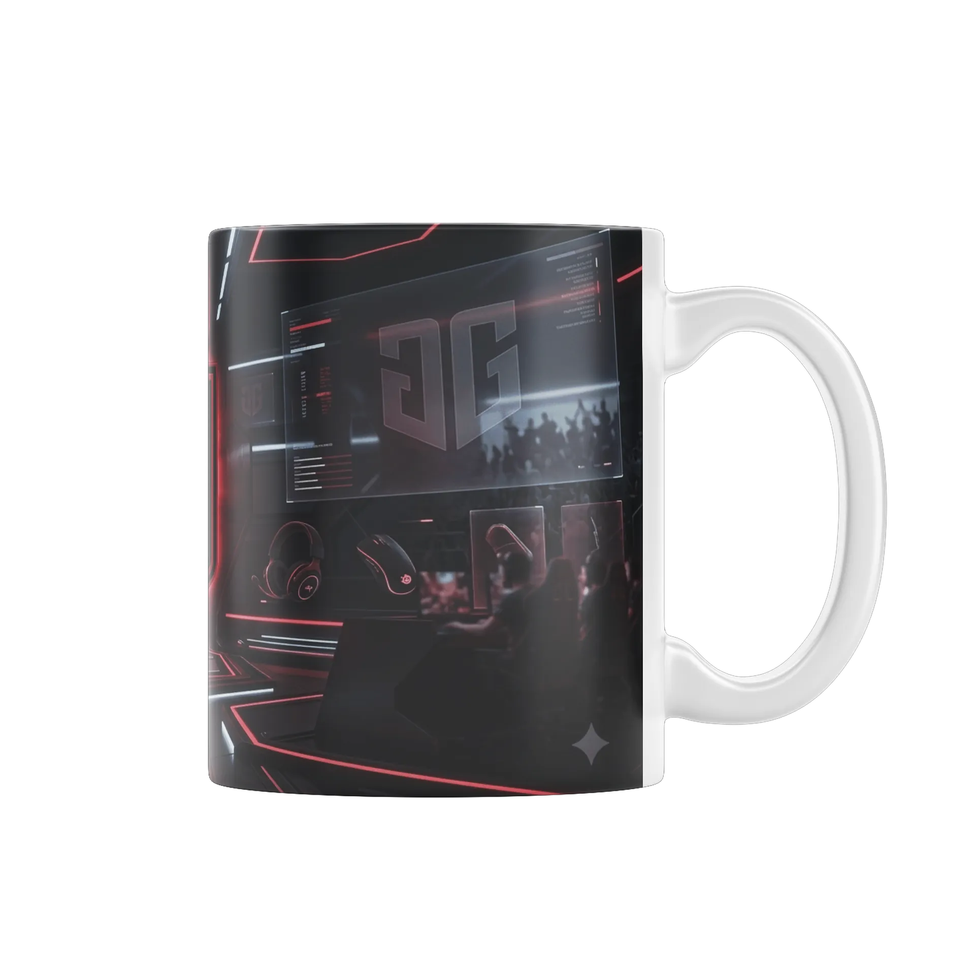 Caneca Porcelana Grito Gamer 325ml de New Team GG — imagem 1 de 4