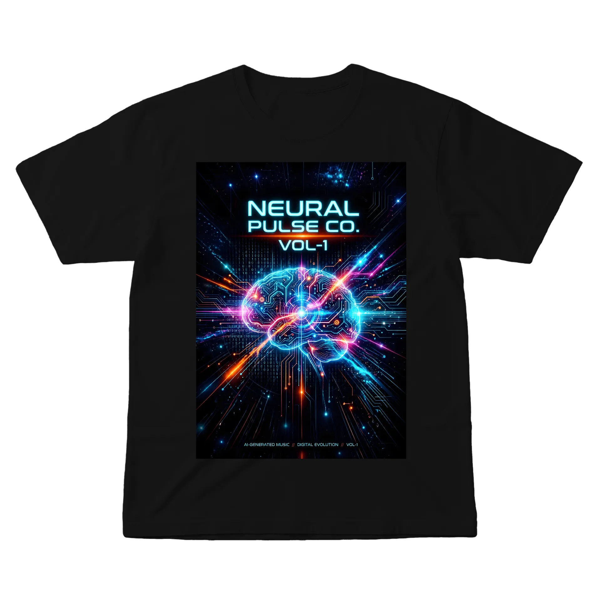 Camiseta Neural Pulse Co. - Vol. 1 Album Cover - Imagem 1
