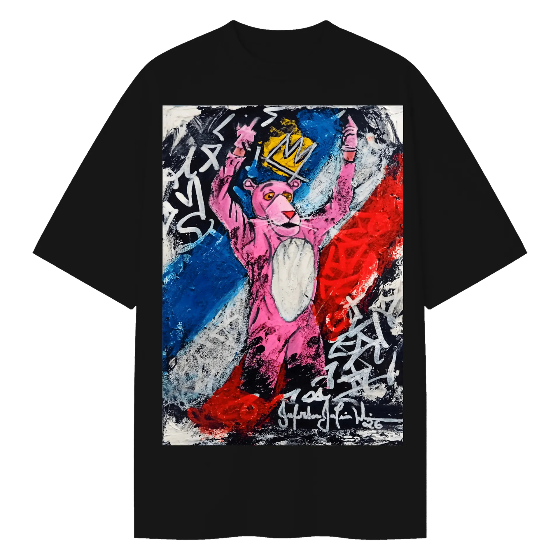 Camiseta Oversized Contre le pouvoir - Imagem 1