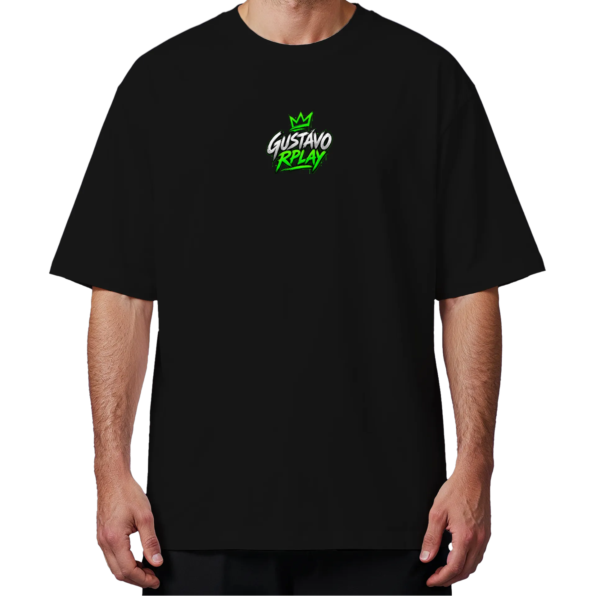 Camiseta Oversized Gustavo RP Lay 100% Algodão de Gustavo RPlay — imagem 4 de 6