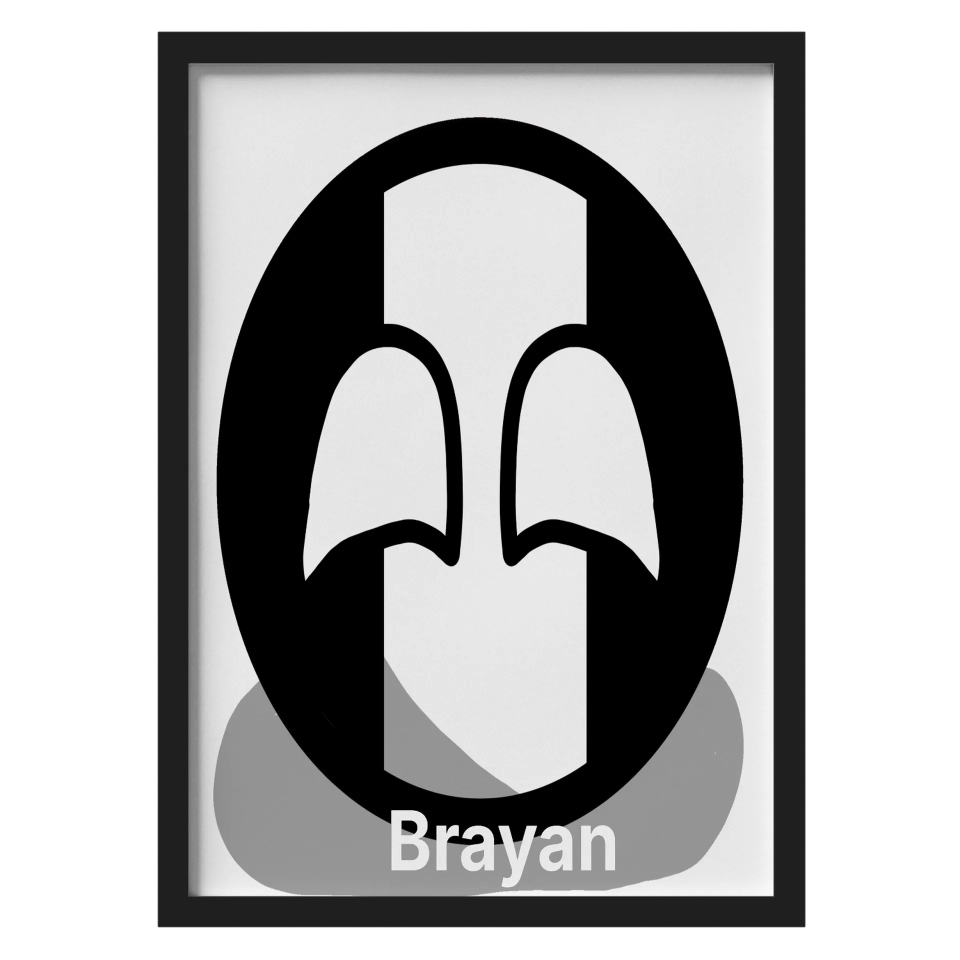 Quadro A3 personalizado do brayan de Brayan