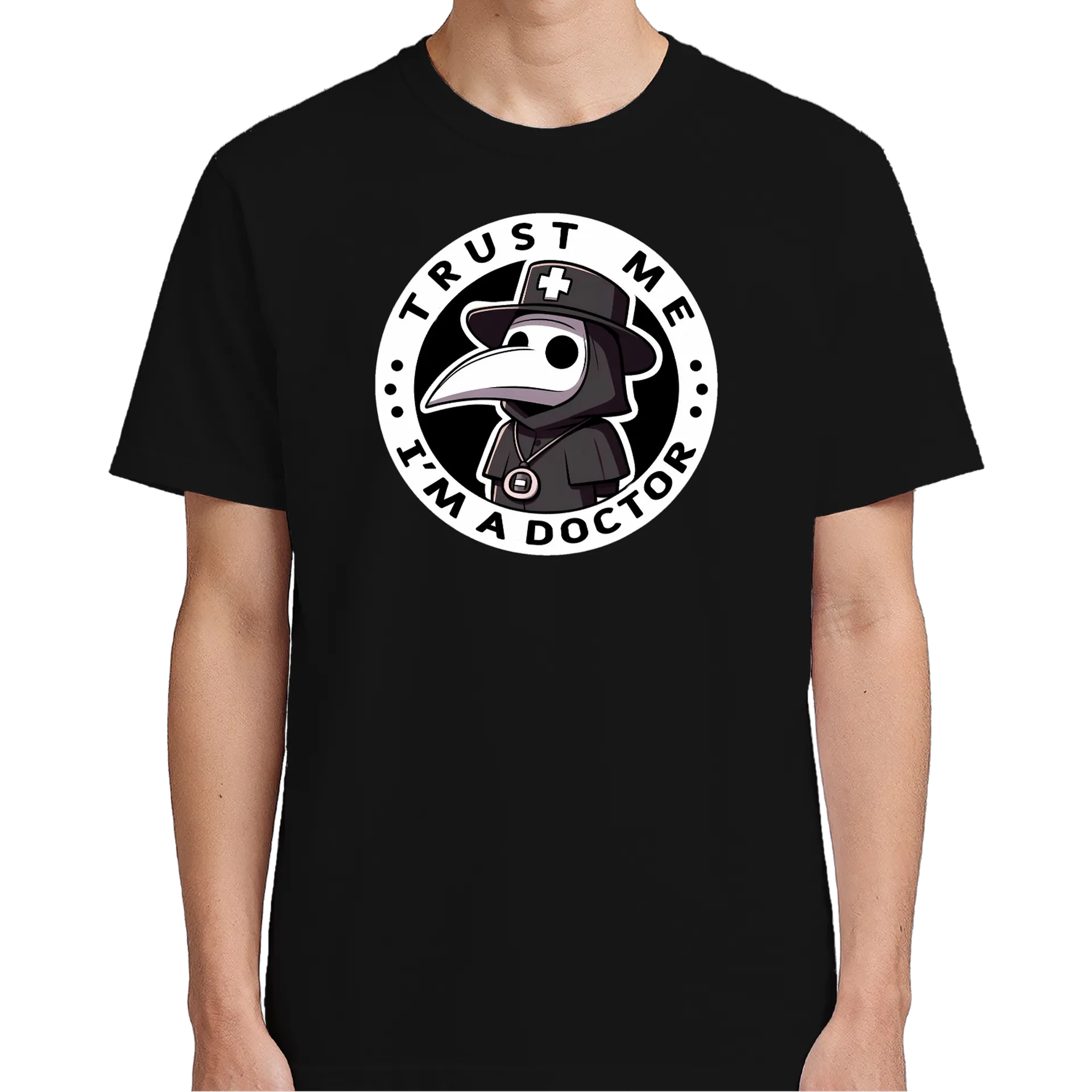 Camiseta Estampa Médico Peste 100% Algodão - Imagem 5