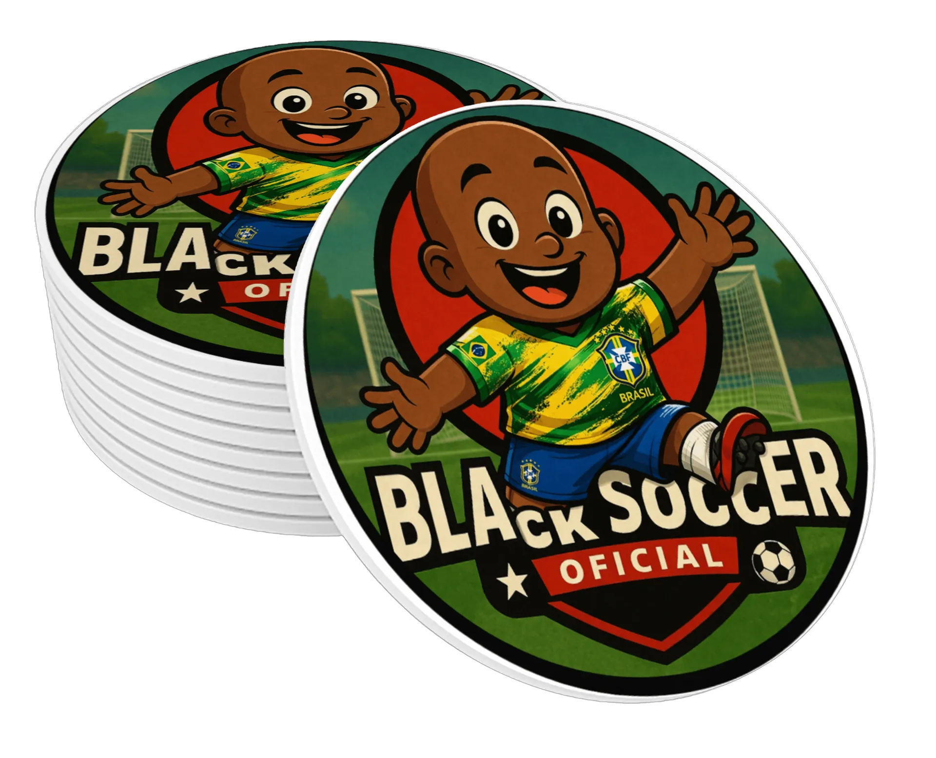 Porta-copos Black Soccer Oficial  - Imagem 1