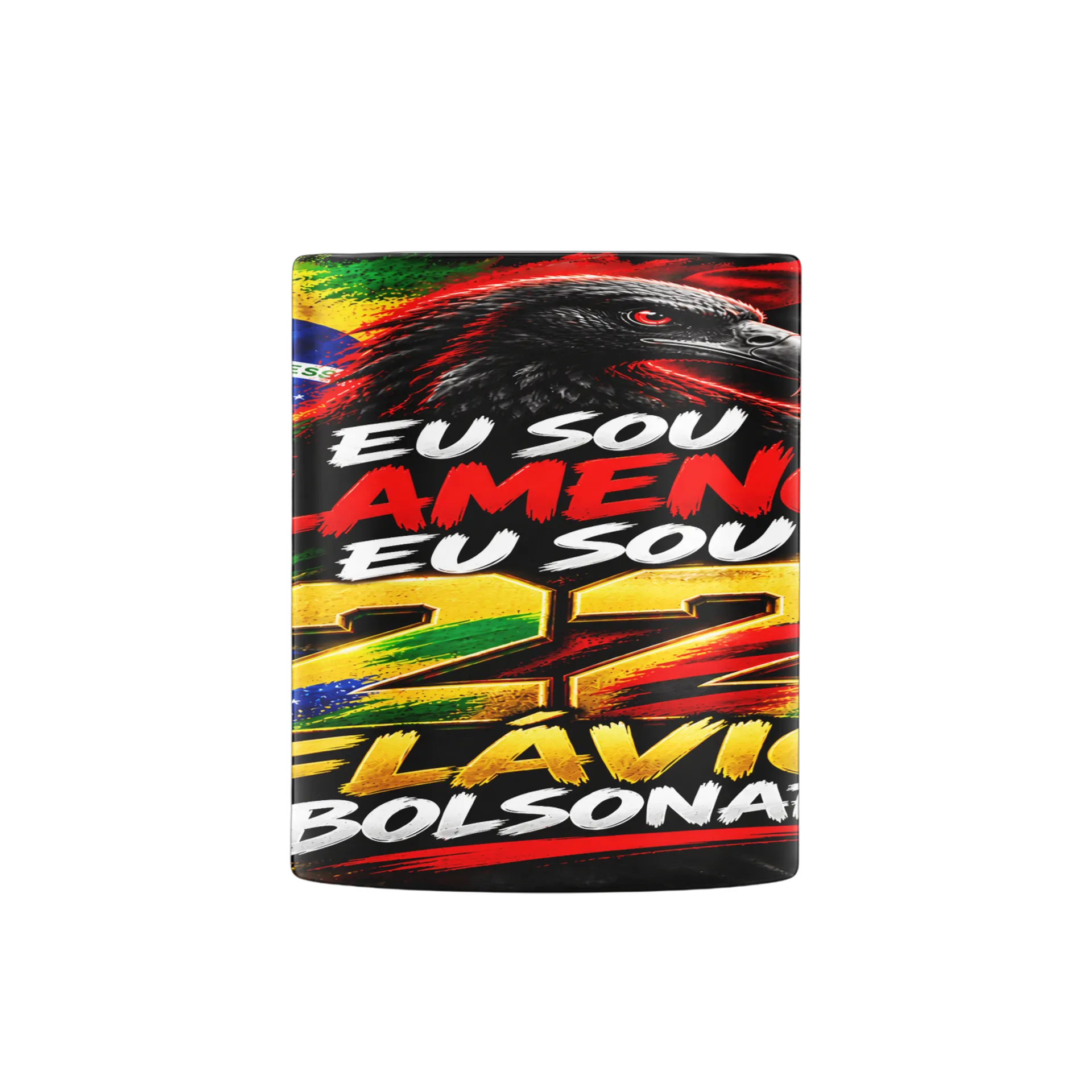 Caneca Porcelana Eu Sou 22 325ml - Imagem 1