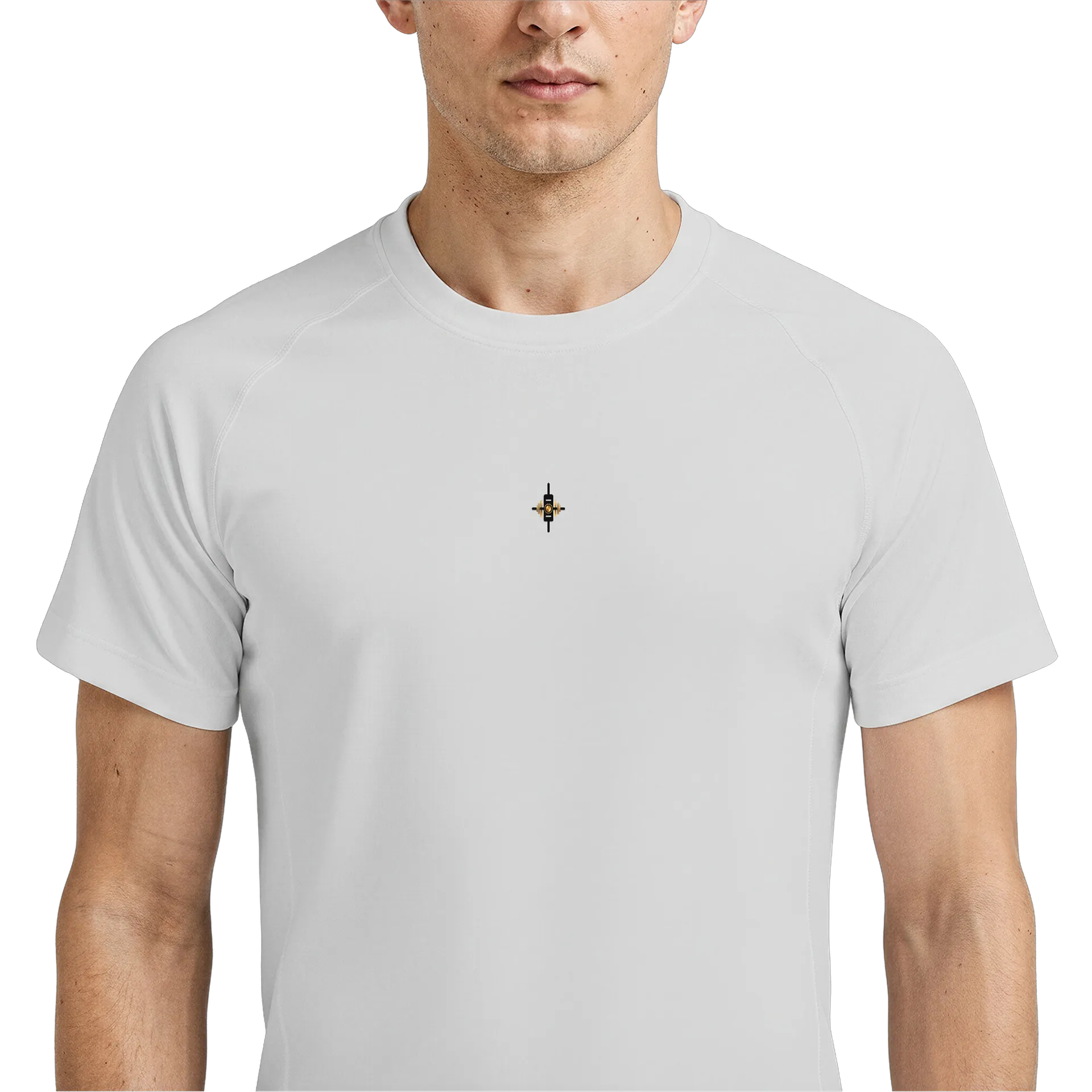 Camiseta Dry Fit O Mercado Tem Ritmo 100% Poliéster de UM DJ NA BOLSA — imagem 4 de 6