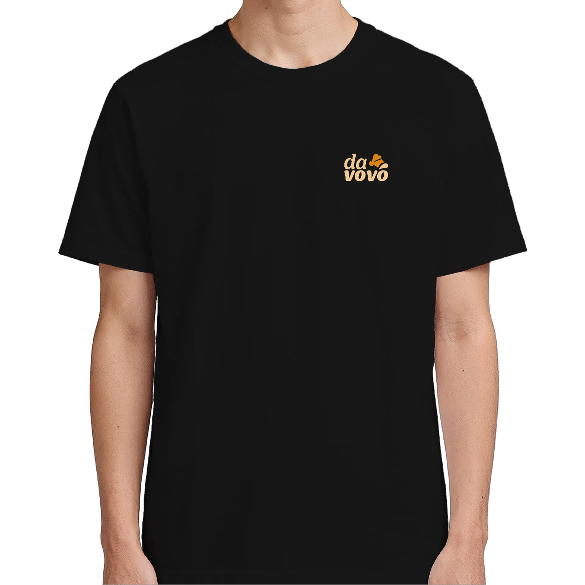 Camiseta Silhueta Gato Desenho Laranja Bege 100% Algodão - Imagem 5