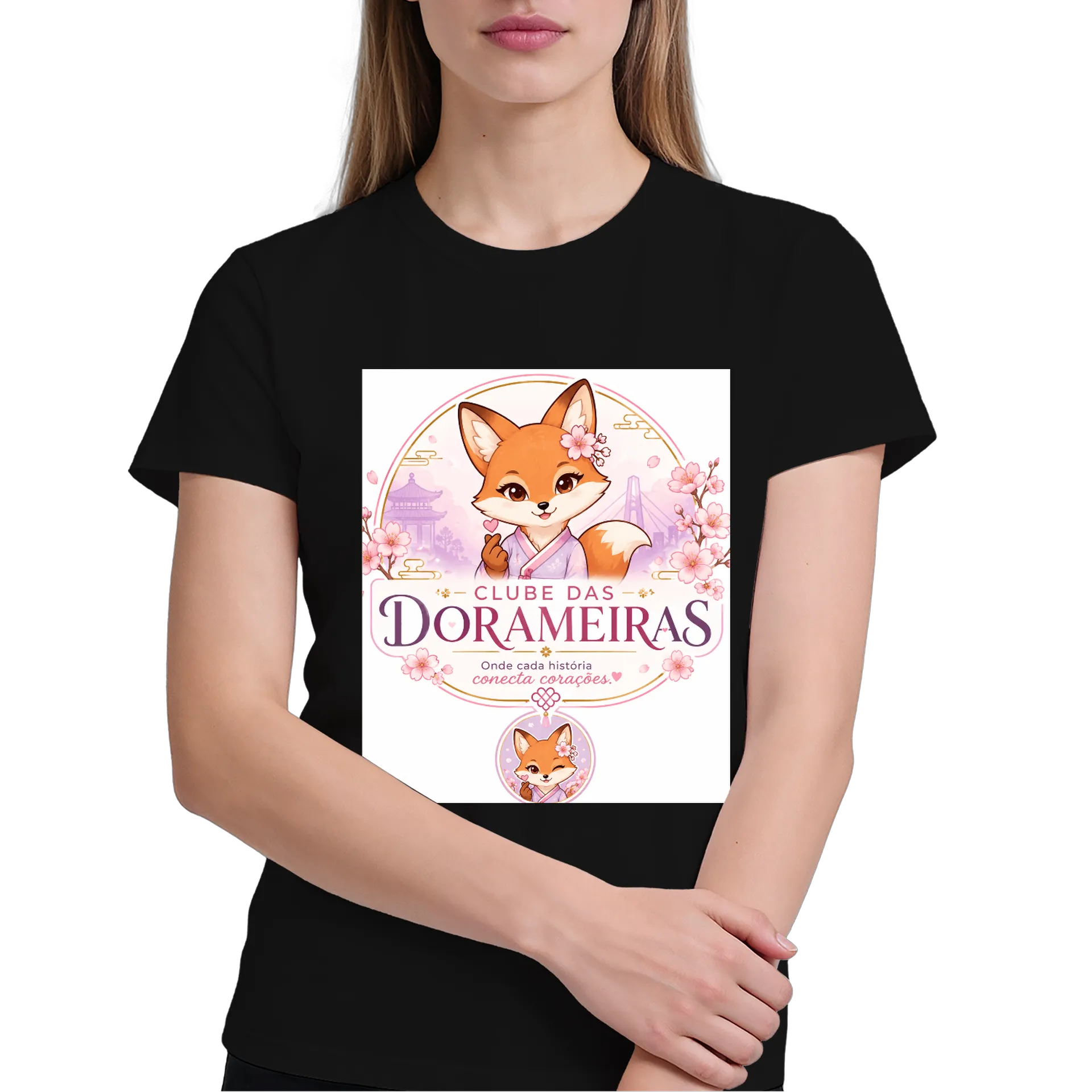 Camiseta Fada Fox Chirr de Sakura 100% Algodão - Imagem 4