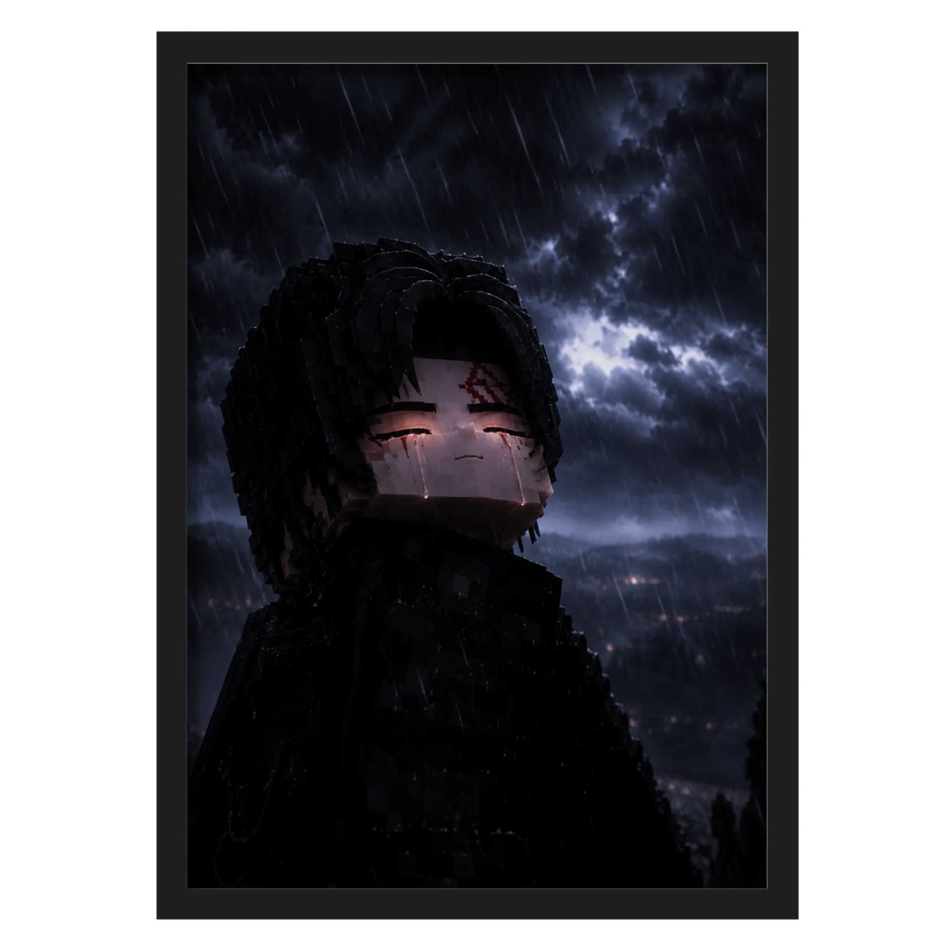 Quadro A3 Nero na chuva  - Imagem 1