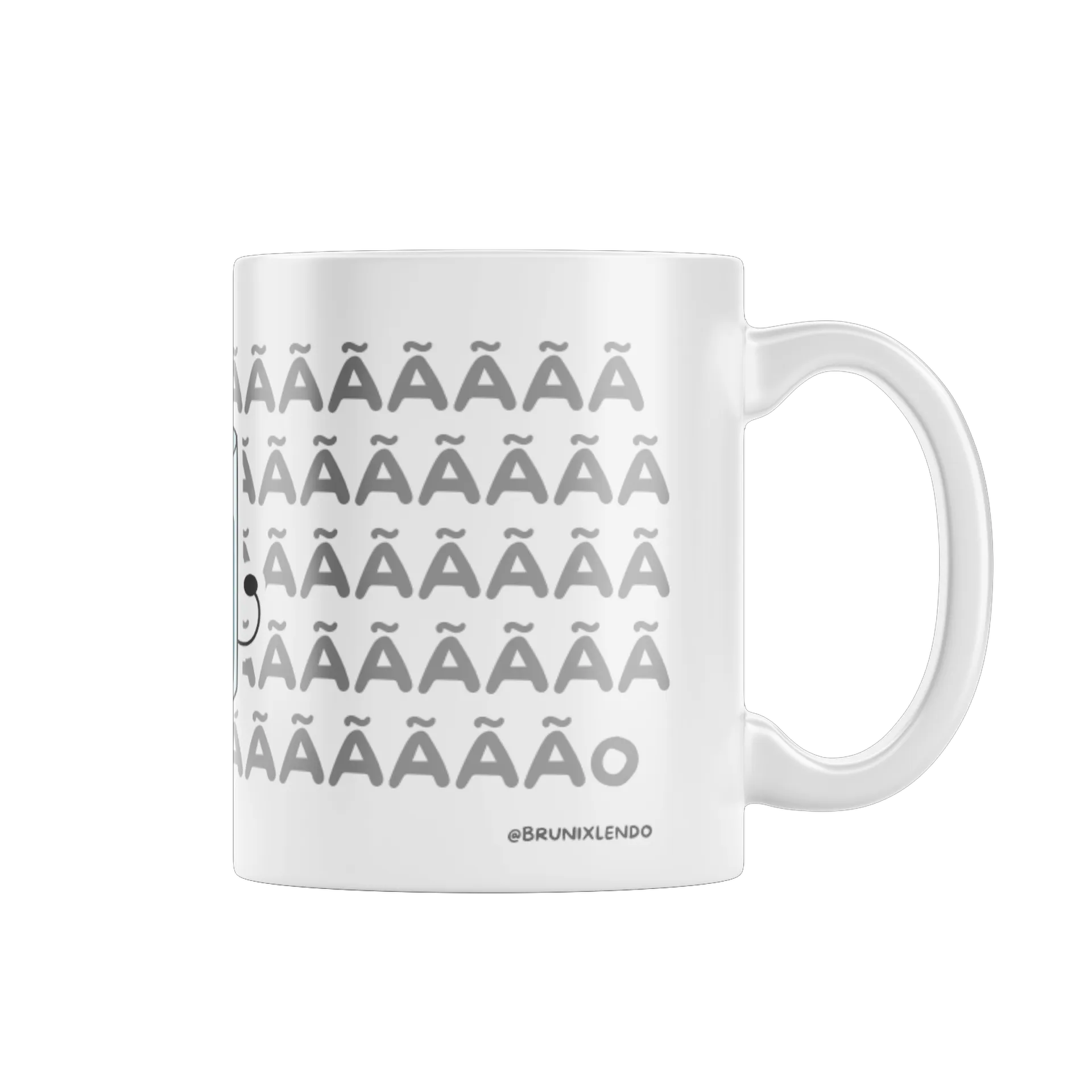 Caneca Porcelana Hidratação 325ml - Imagem 1