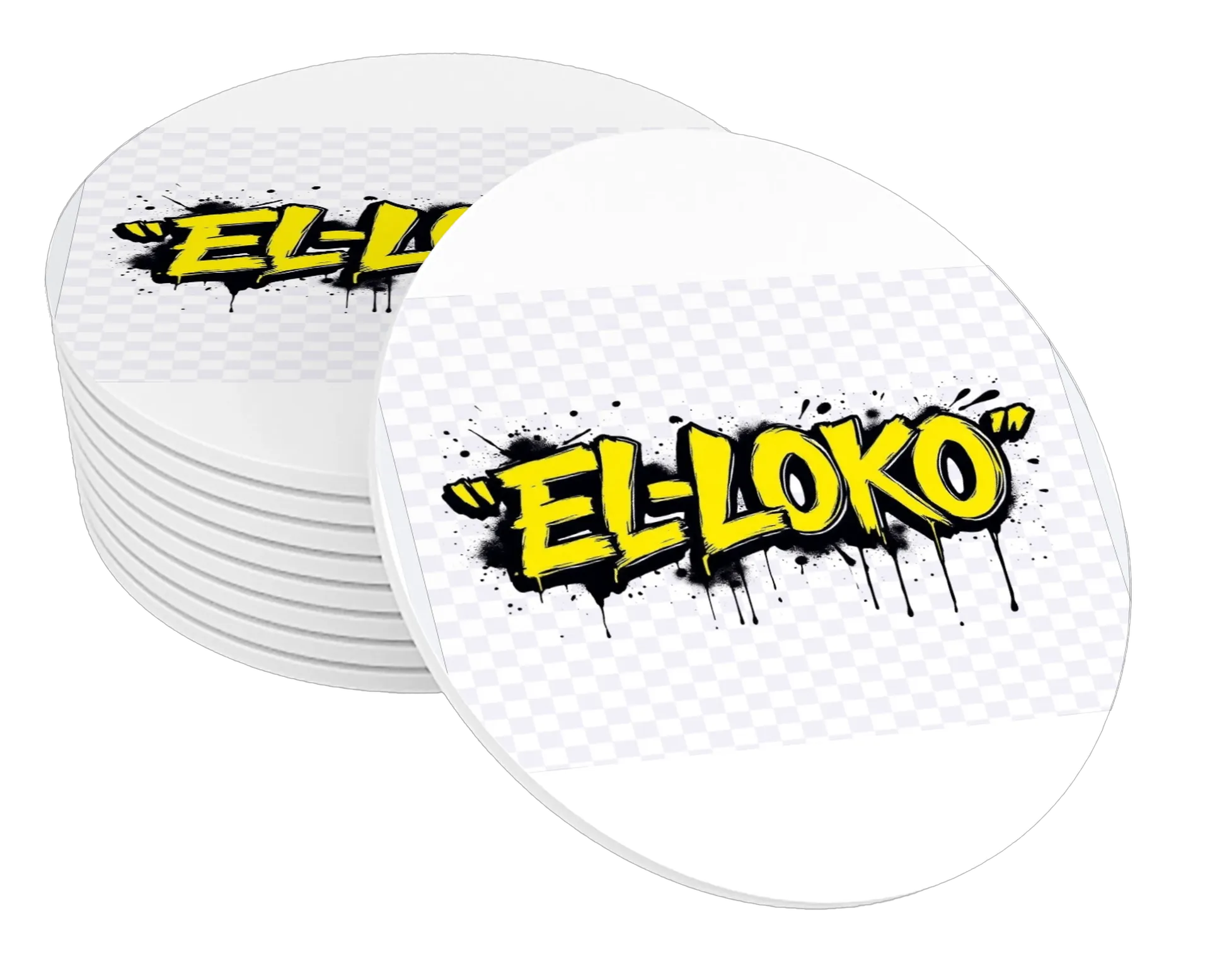 Porta-copo Estampa Elloko MDF - Imagem 1