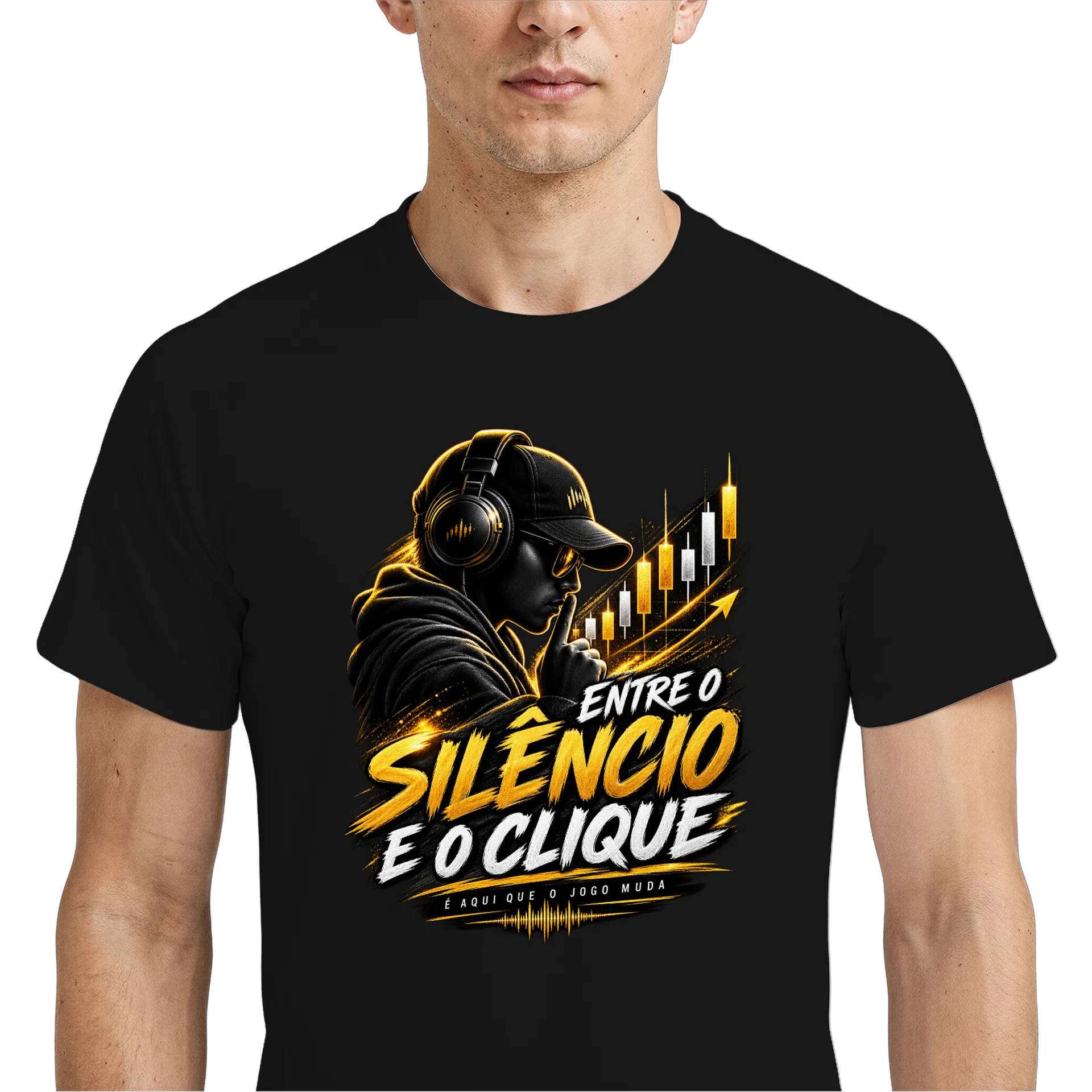 Camiseta Entre o Silêncio e o Clique 100% Poliéster - Imagem 4