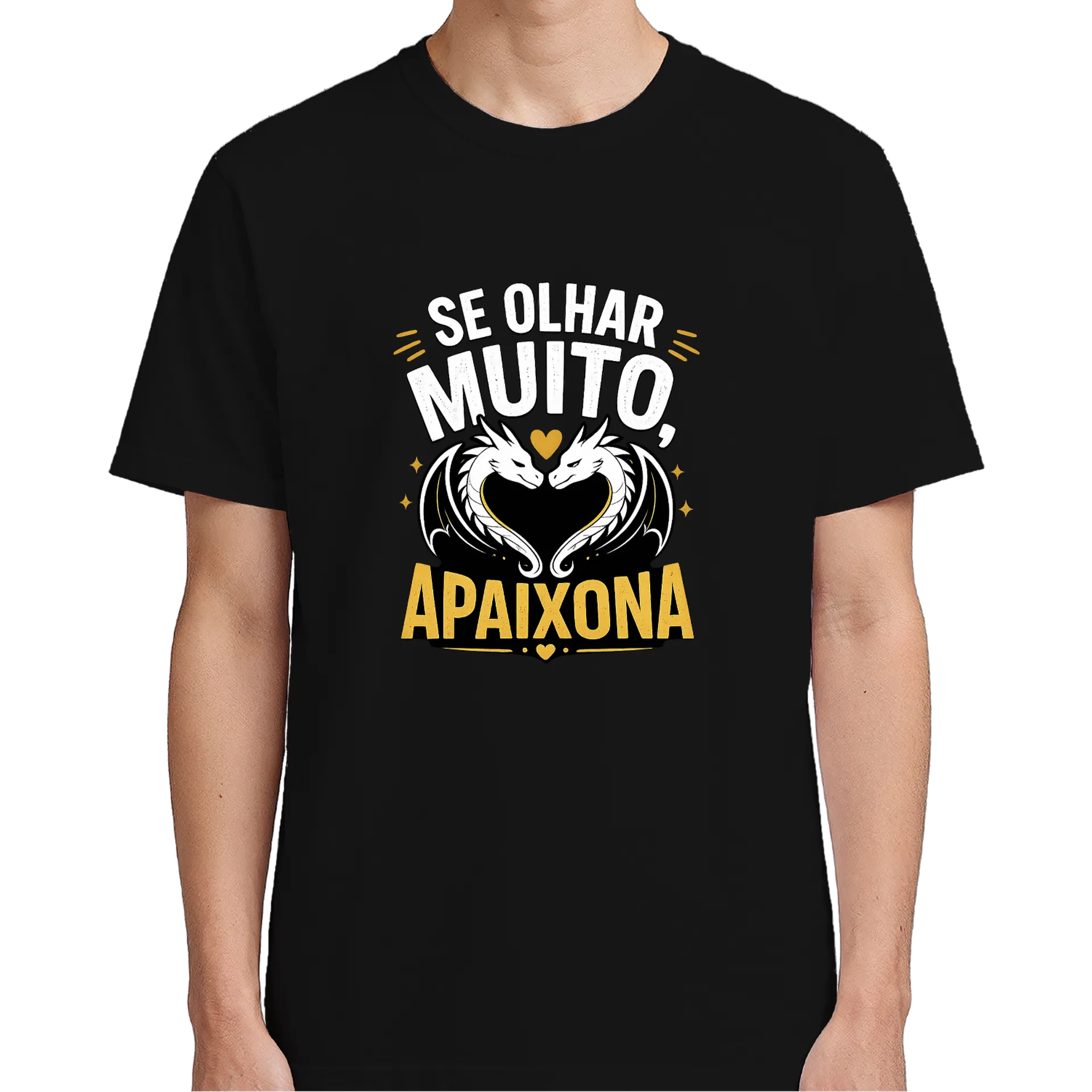 Camiseta Dragões Apaixonados 100% Algodão - Imagem 5