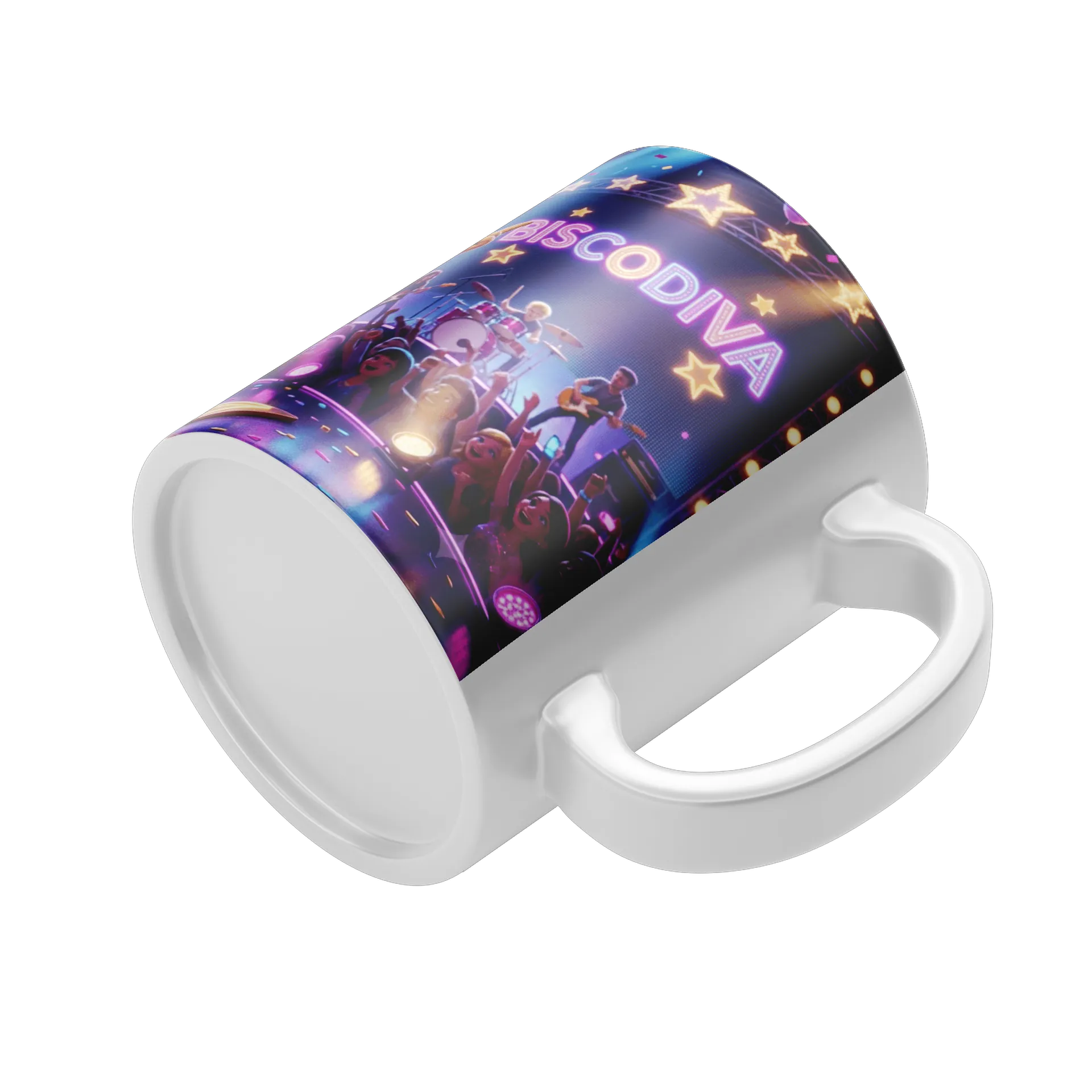 Caneca Porcelana exclusiva Biscodiva  325ml - Imagem 4