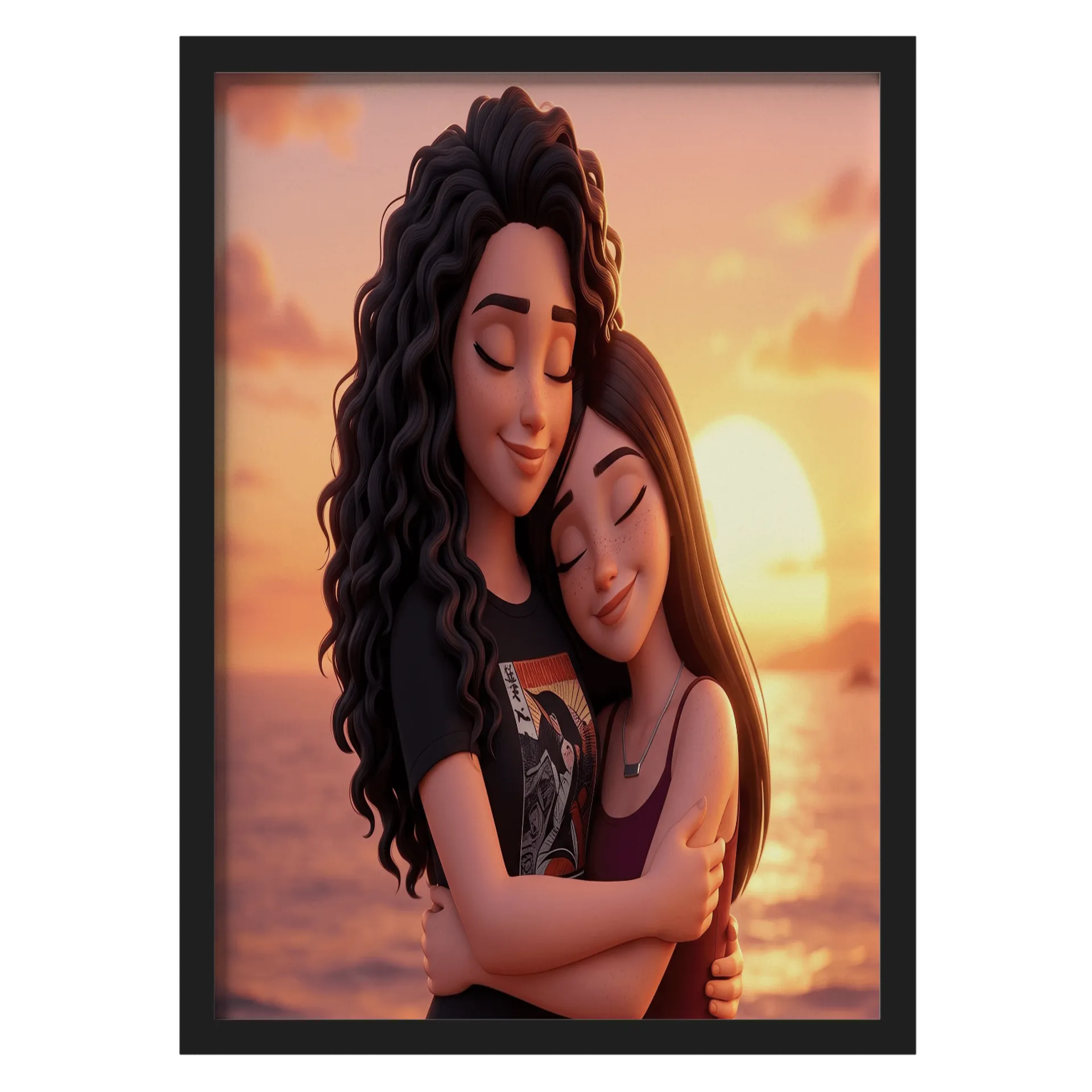 Quadro A3 personalizado Com Vidro de Dani — imagem 1 de 3