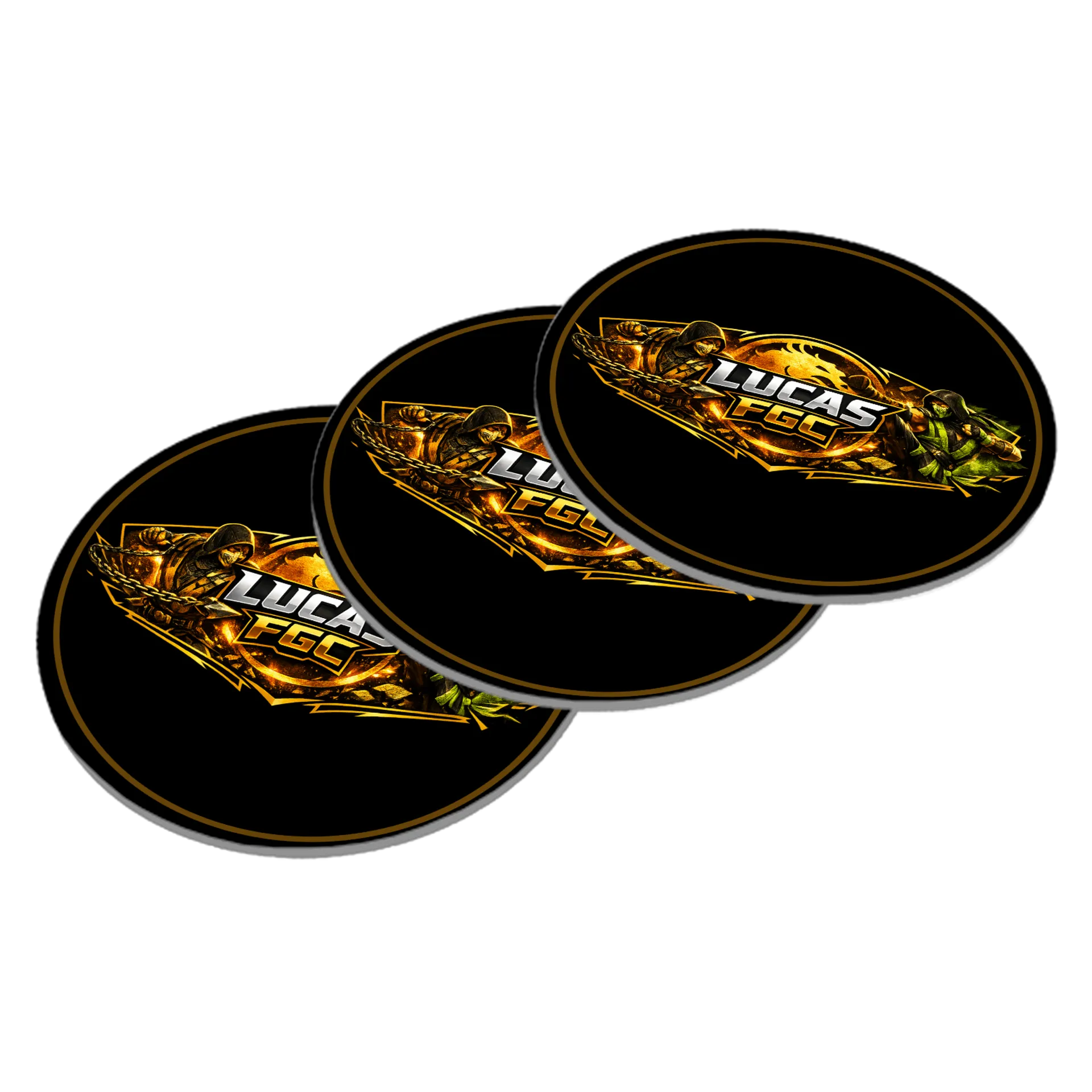 Porta-copos personalizado de lucasFGC
