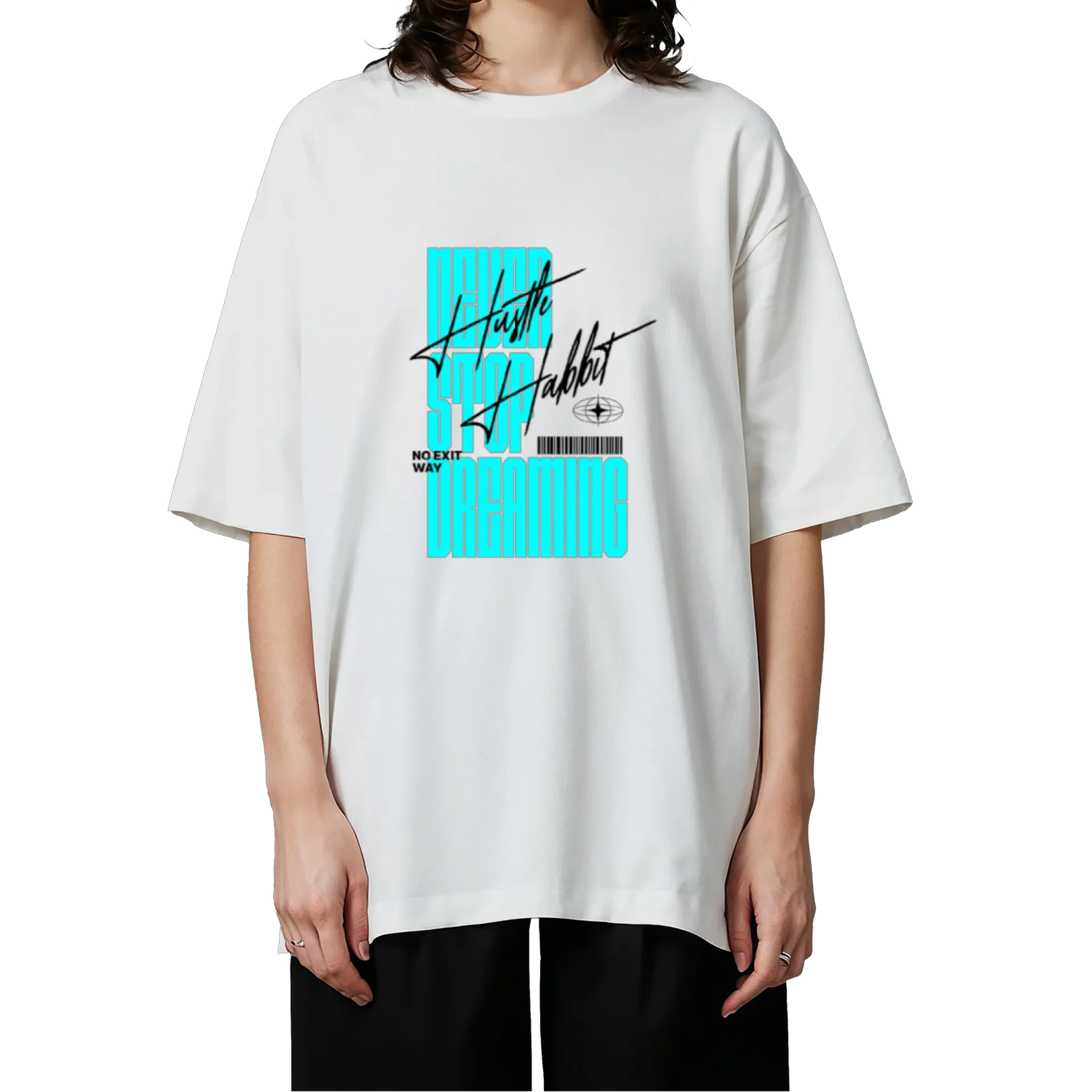 Camiseta Oversized CMB "NSD" - Branco - Imagem 3