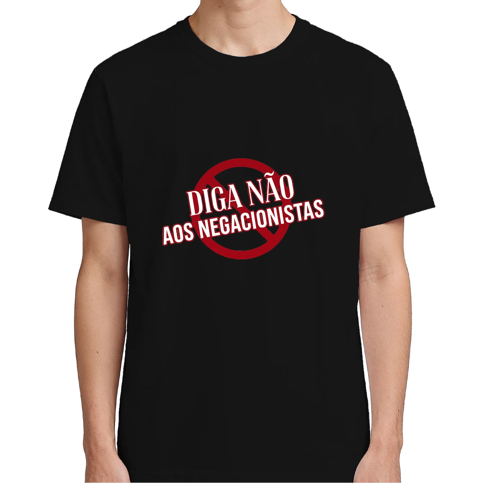 Camiseta Algodão  - não aos negacionistas - Imagem 5