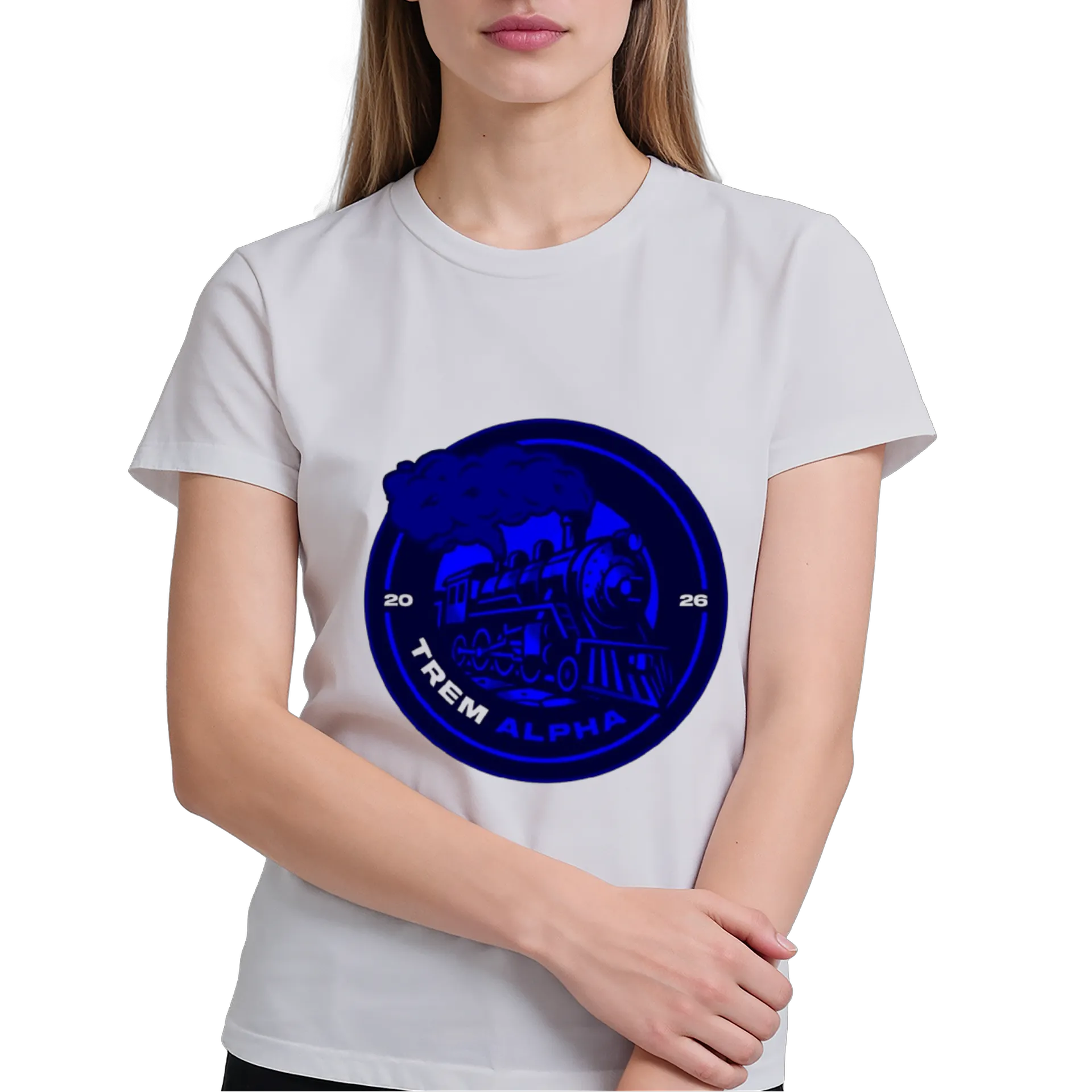 Camiseta Trem Alpha Estampa Vintage 100% Algodão - Imagem 4