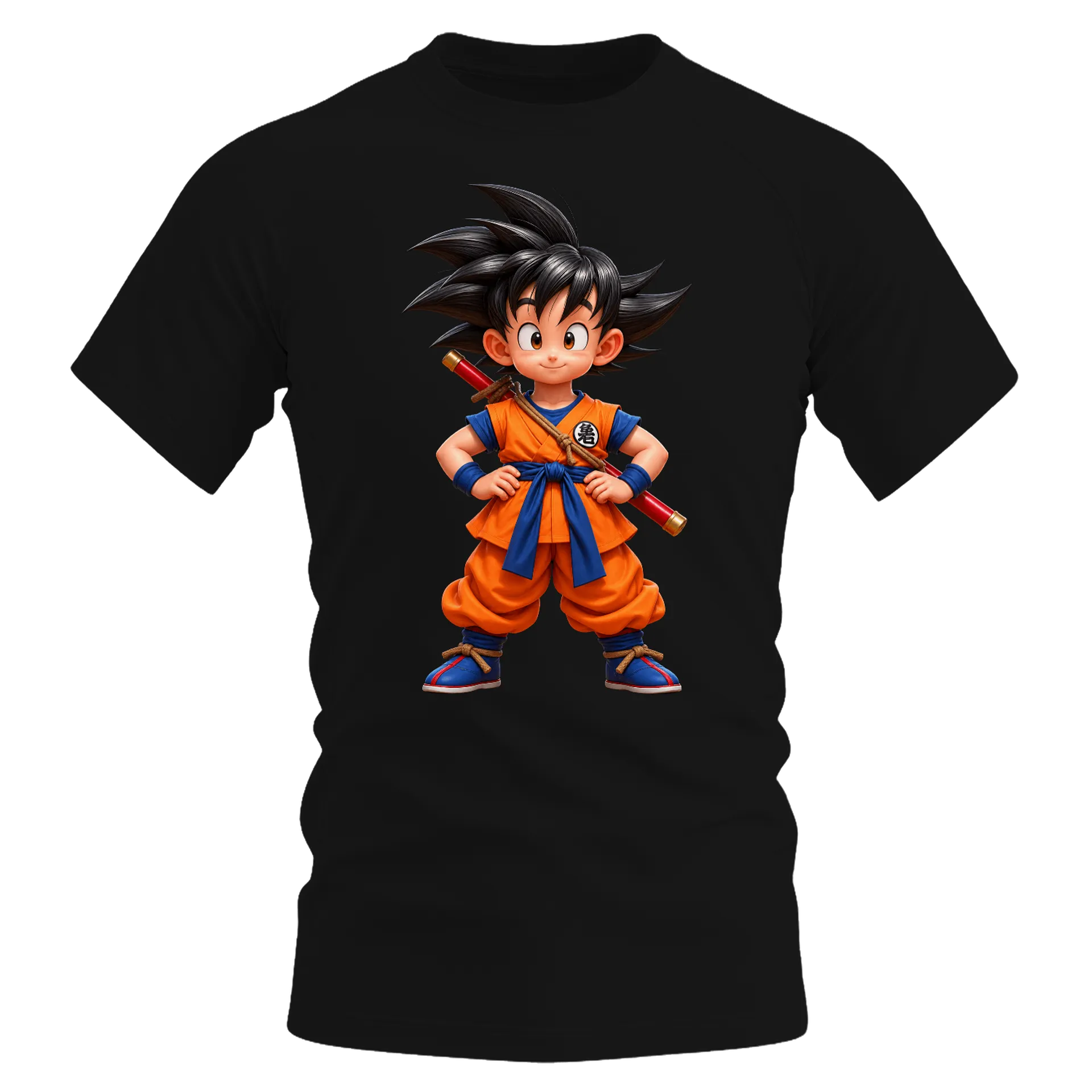 Camiseta Dry Fit Menino Anime Gi Laranja e Azul 100% de WEB TV JOAÇABA  — imagem 1 de 6