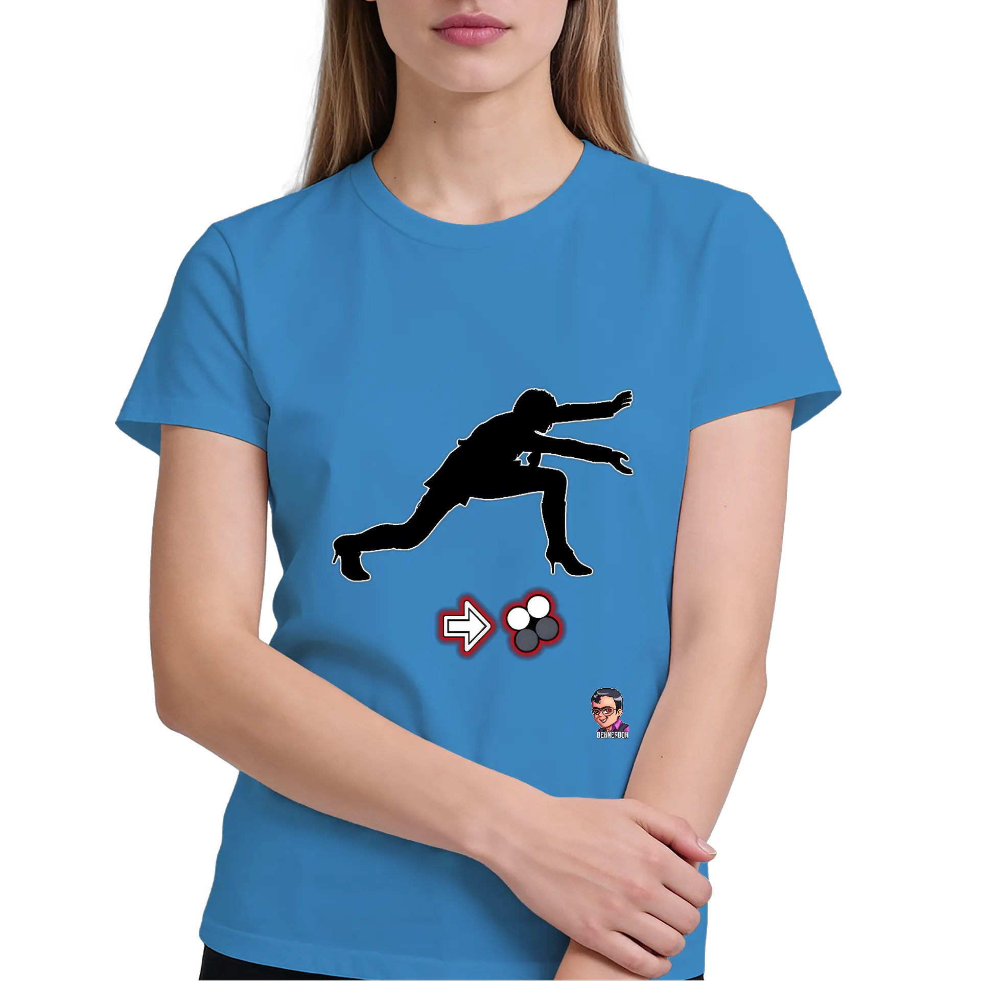 Camiseta blonde bomb de Thedennerdon — imagem 3 de 6