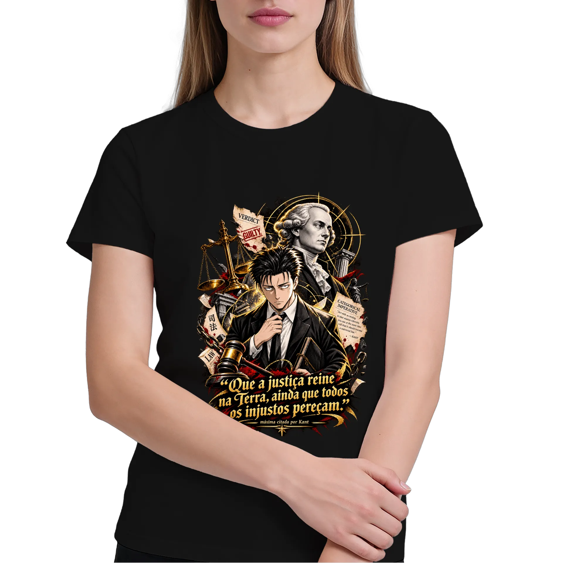 Camiseta Higuruma e Kant  de Lpandoca — imagem 3 de 6