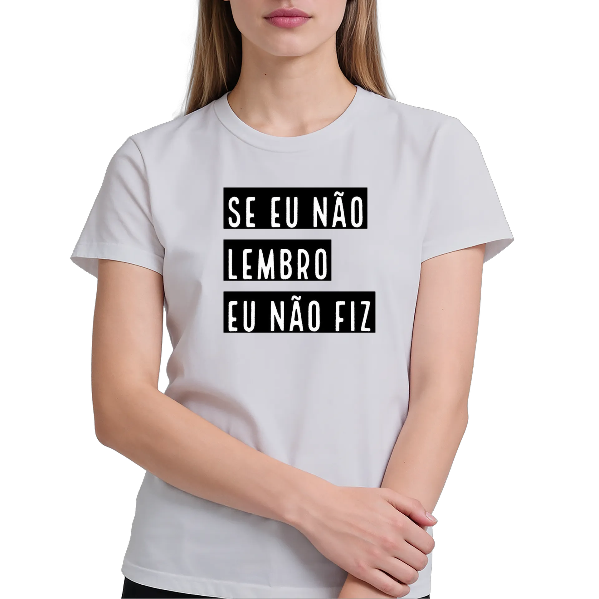 Camiseta Tipográfica Frase Engraçada 100% Algodão - Imagem 4