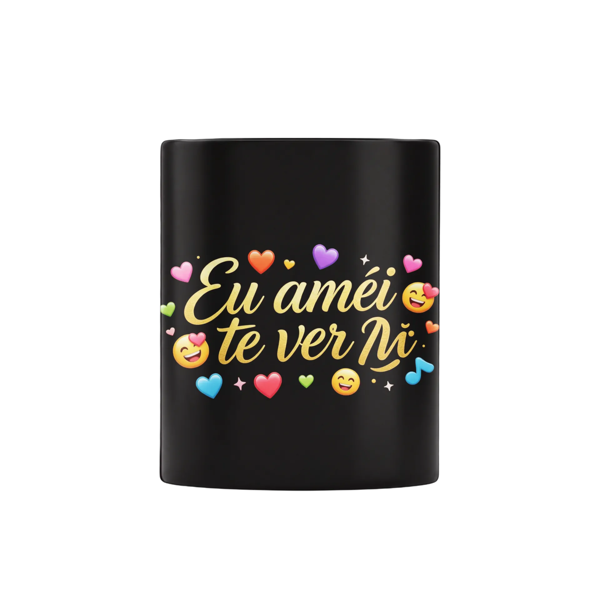 Caneca Porcelana Eu amei te ver Ni 325ml - Imagem 3