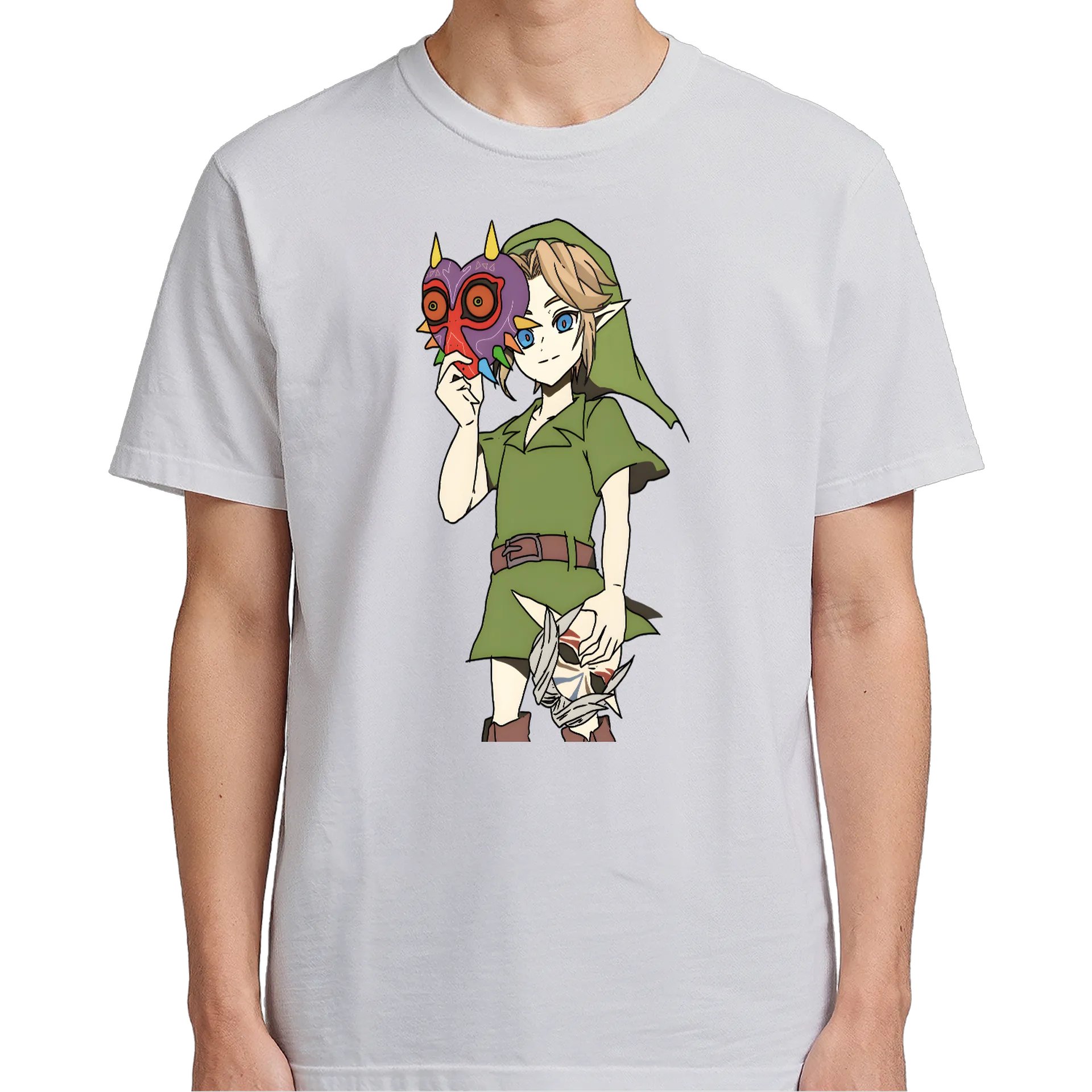 Camiseta Estampa Link Verde Algodão 100% de EFXDante — imagem 4 de 6