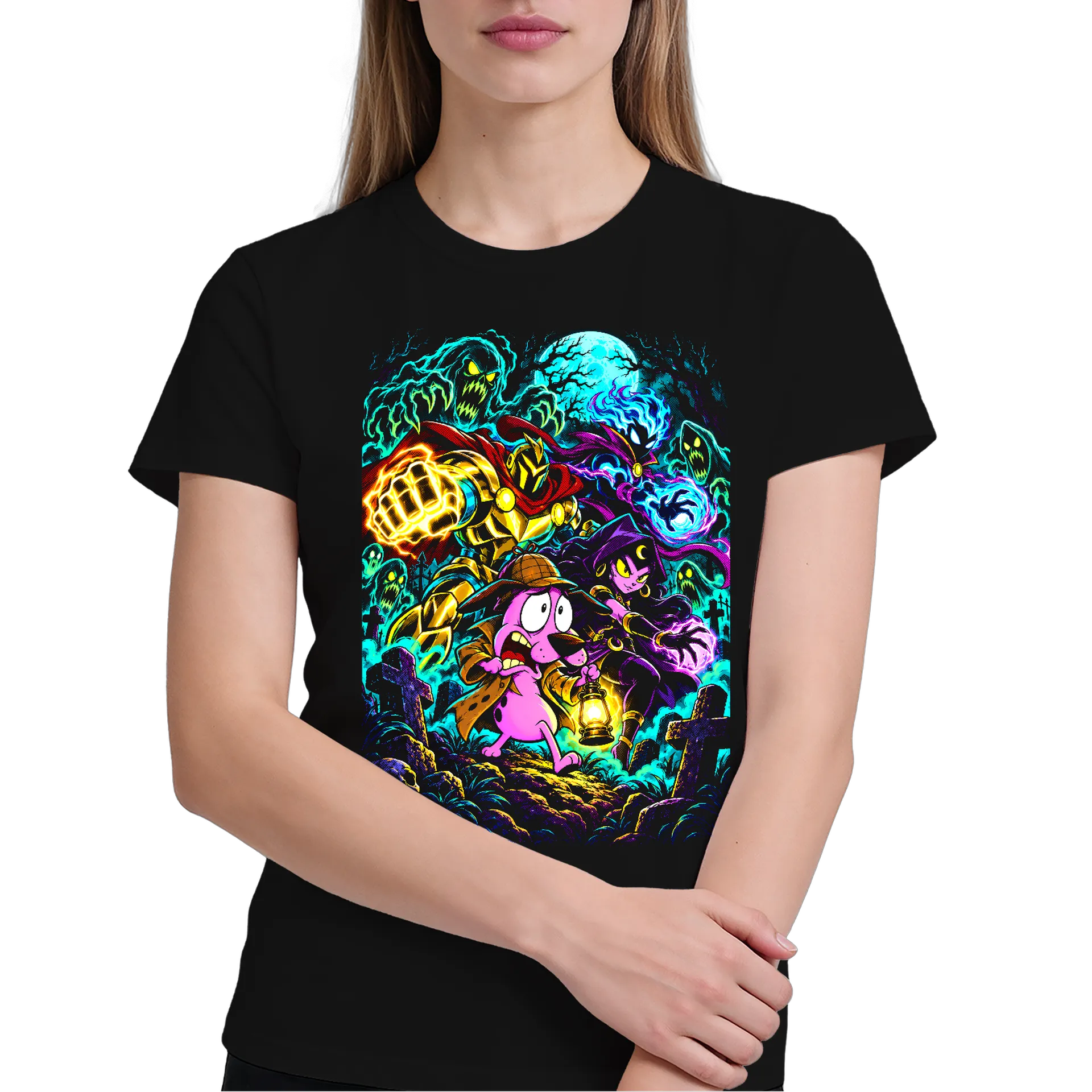 Camiseta personalizada Coragem o Cão Covarde Premium - Imagem 3