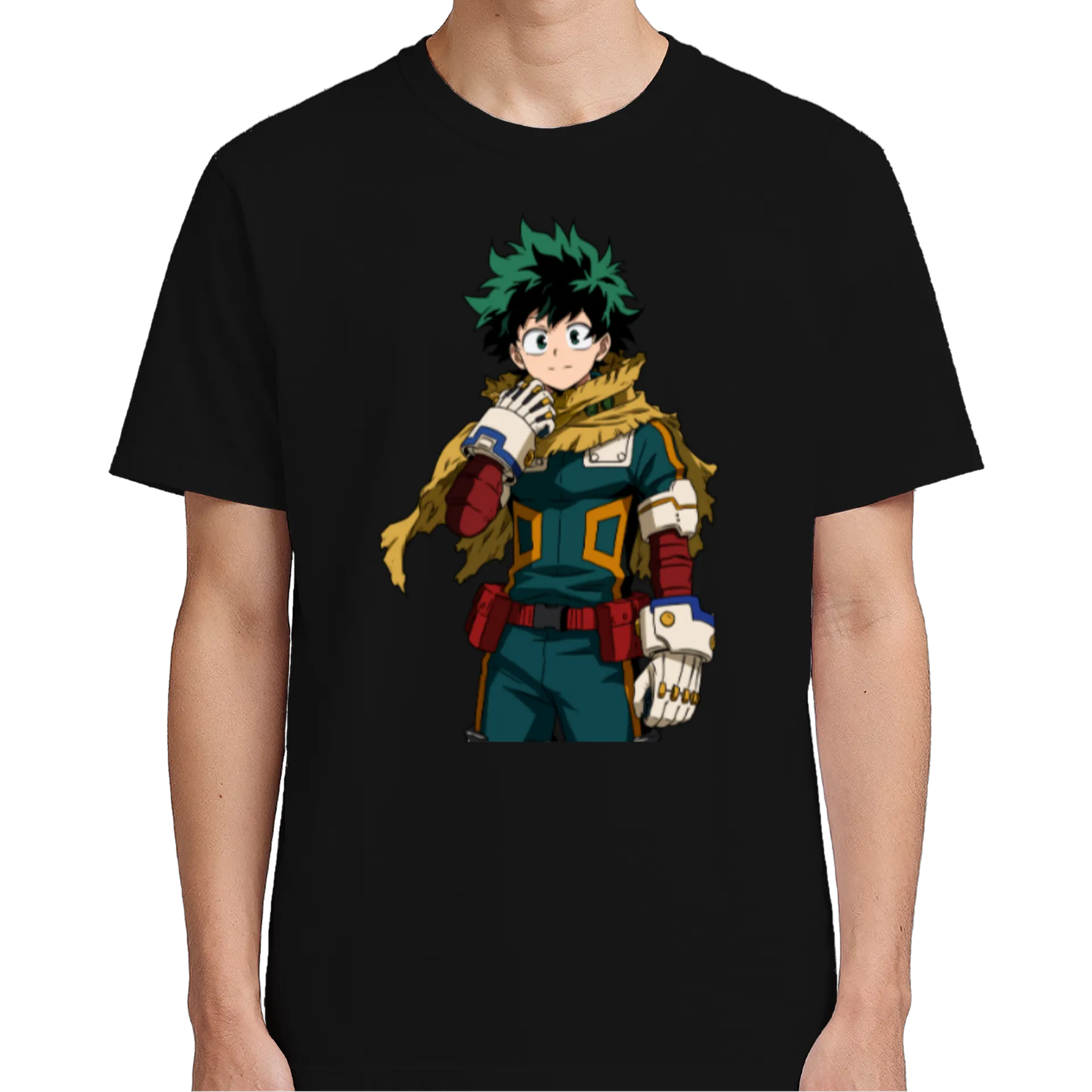Camiseta Midoriya Izuku Estampa Cartoon 100% Algodão - Imagem 5