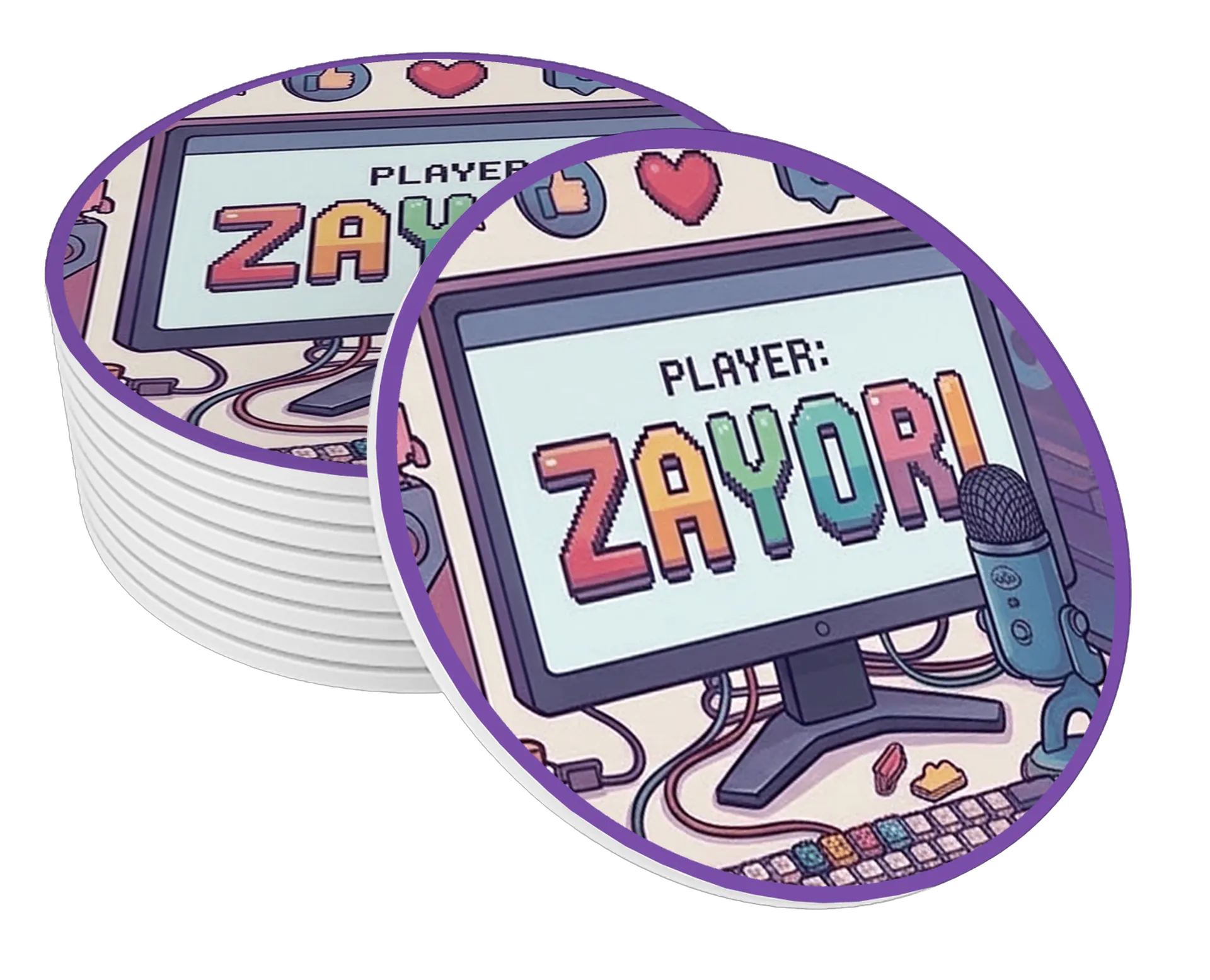 Porta-Copos Zayori Club | Player Zayori Gamer - Imagem 1