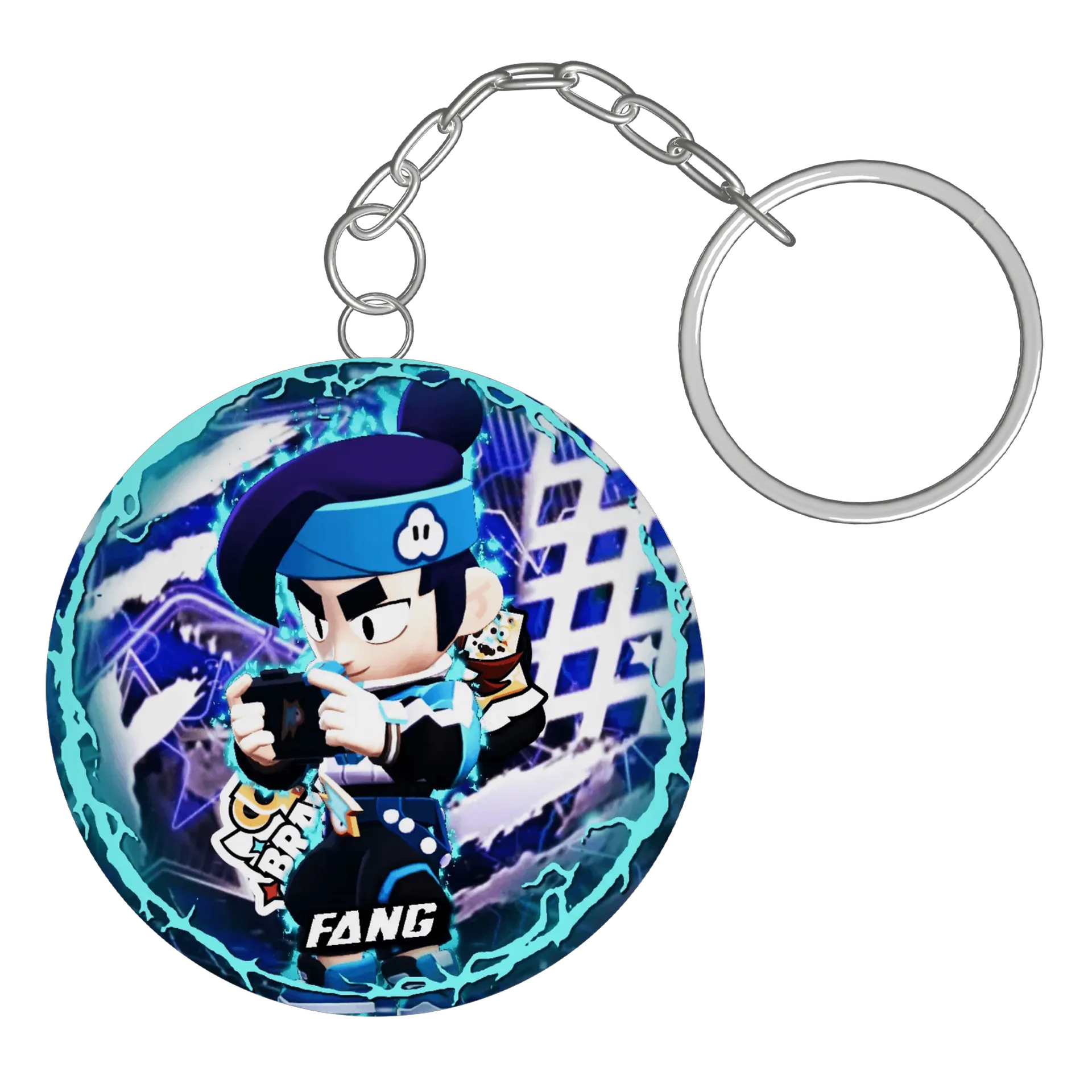 Chaveiro personalizado fang brawl stats - Imagem 3