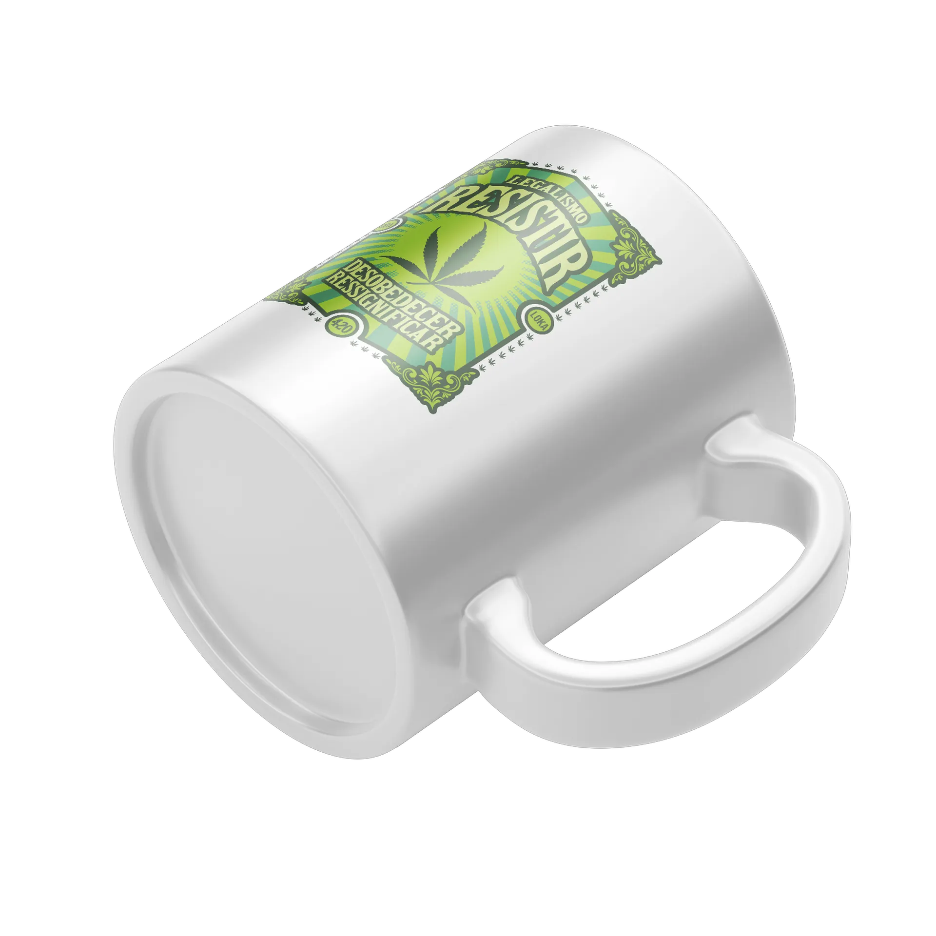 Caneca Porcelana Resistir Legalismo 325ml - Imagem 4